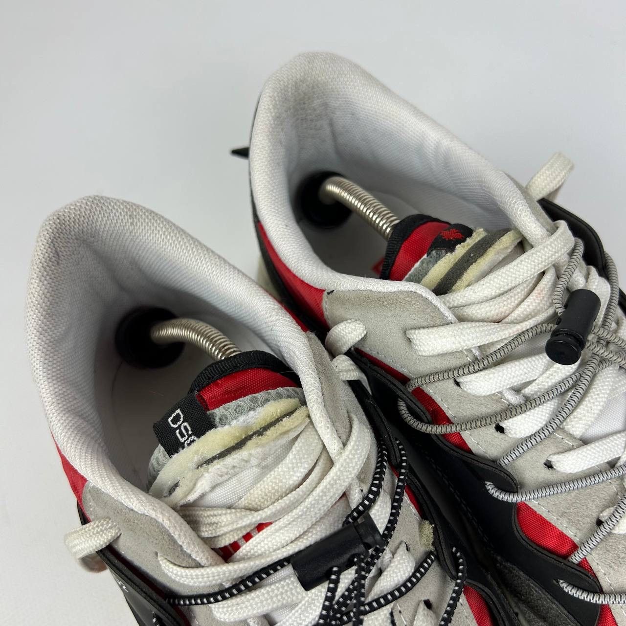 Dsquared2 Dsquared2 Run Ds2 White Suede Blend Sneakers Size US 10 / EU 43 - 4 Thumbnail