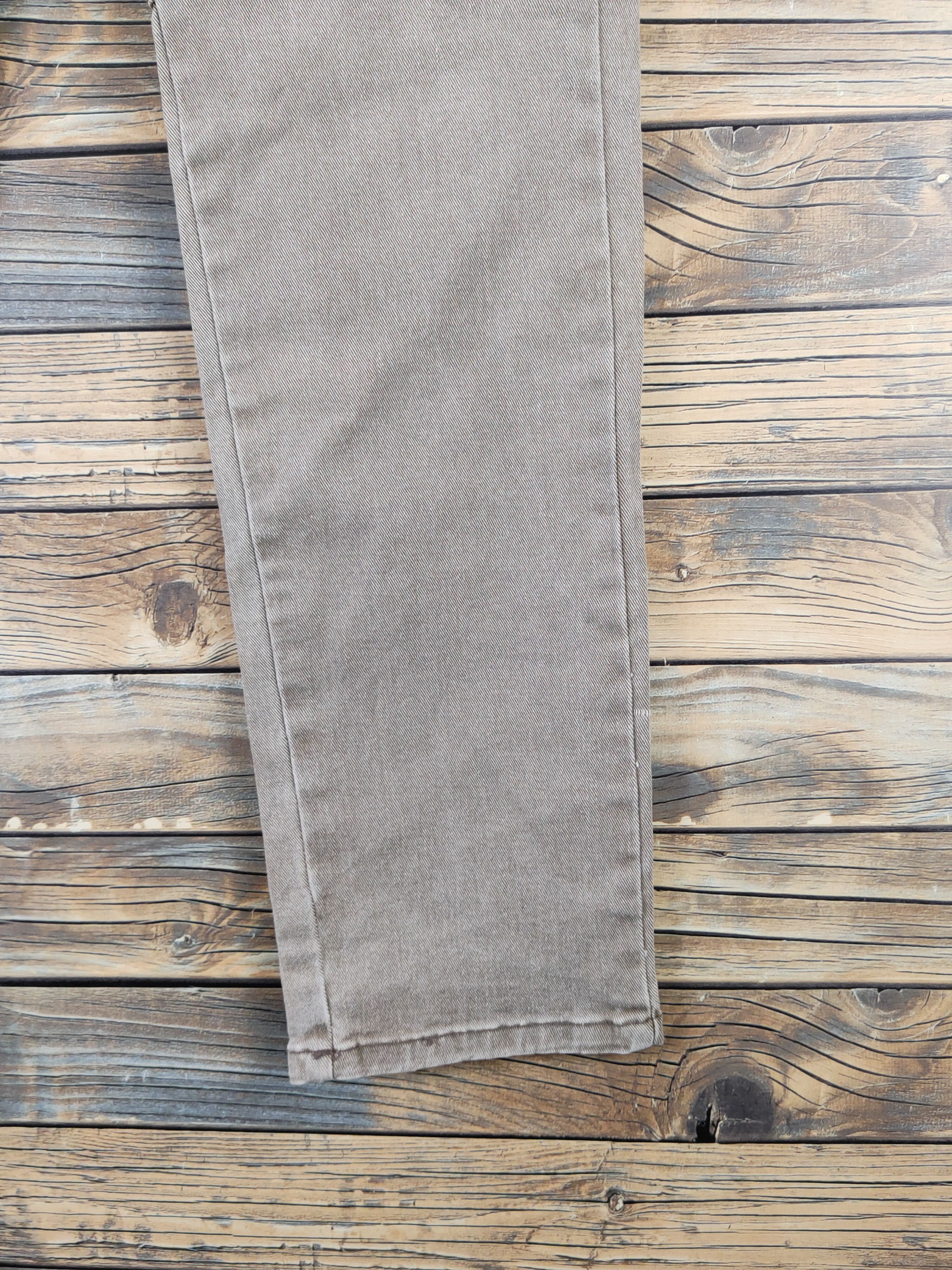 Japanese Brand DL Twist Olive Faded Multipocket Tactical Cargo Pants #278 Size 30" / US 8 / IT 44 - 6 Thumbnail