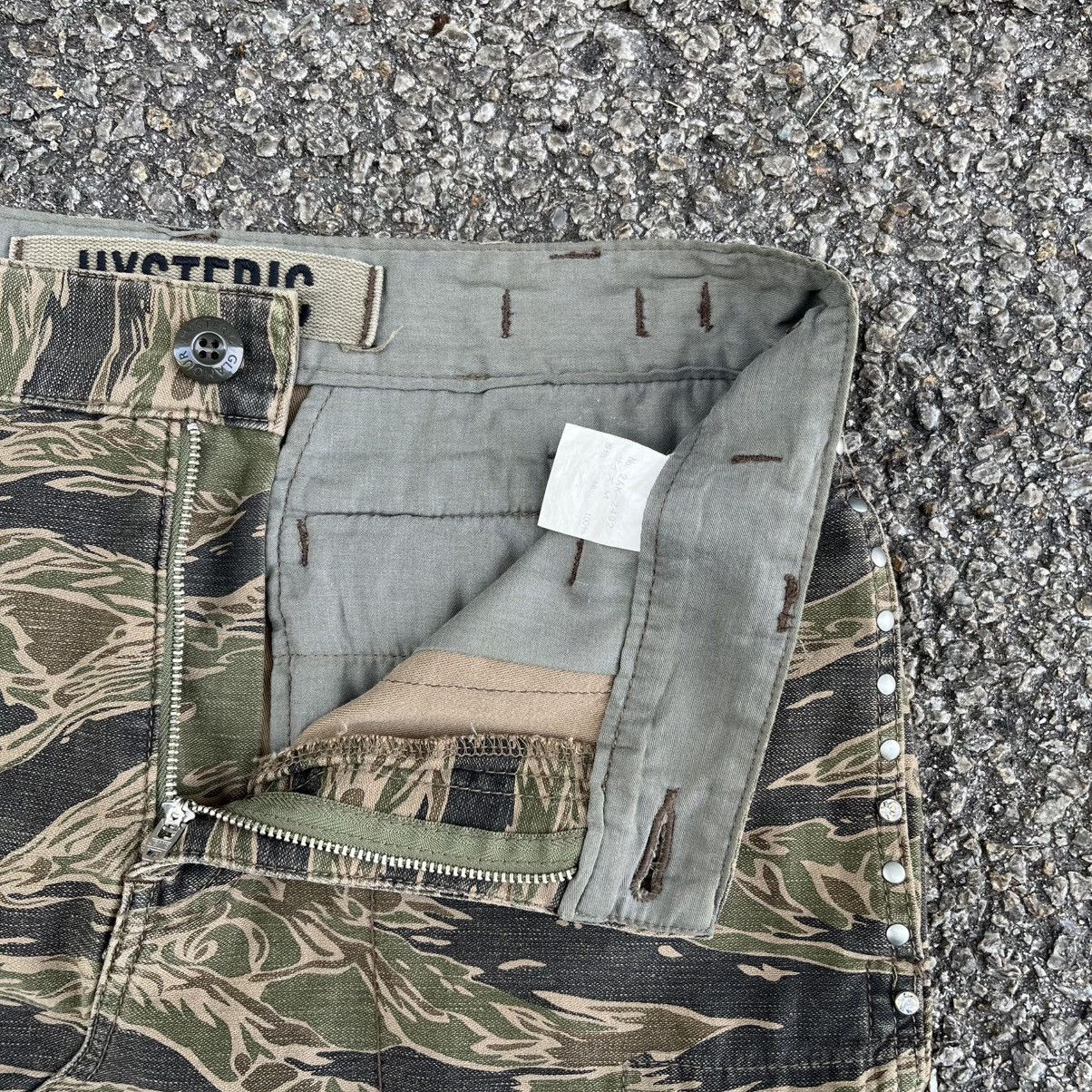 Hysteric Glamour RARE‼️Hysteric Glamour Camo Tiger Stripe Cargo Skirt RRL Size 30" / US 8 / IT 44 - 6 Thumbnail