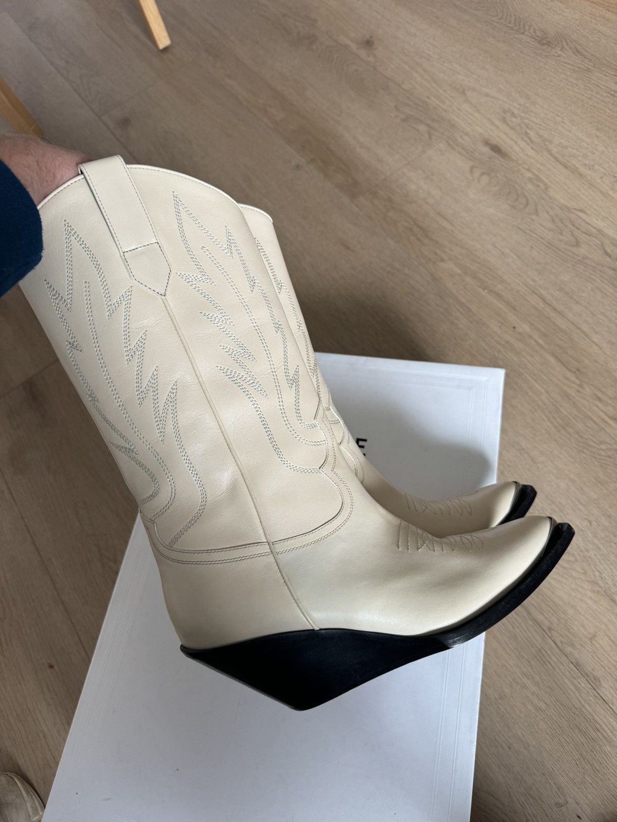 Celine Hedi Slimane Saint Laurent Paris New Cowboy Cruiser Men s Boots 40 Grailed