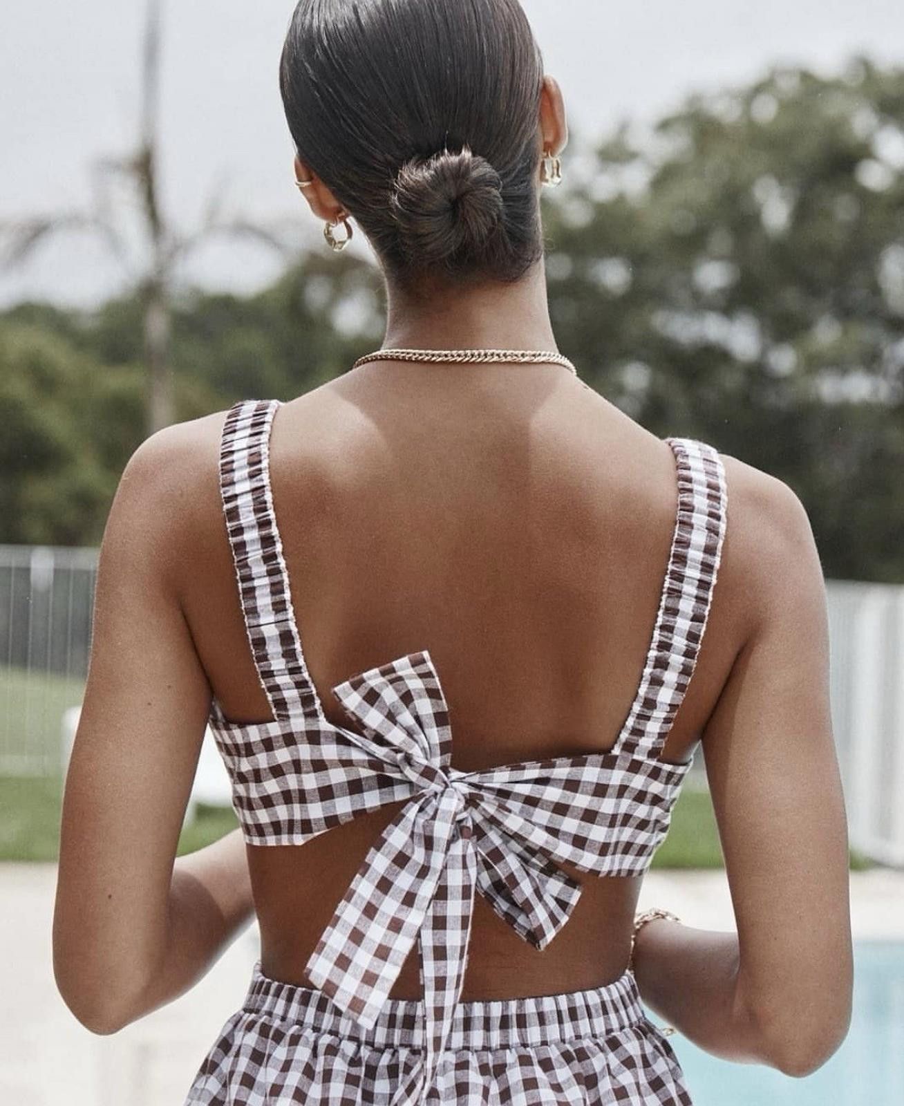 Other Dissh August Chocolate Gingham Dress - Sz AU 10 US 6 (008) Size M / US 6-8 / IT 42-44 - 3 Thumbnail