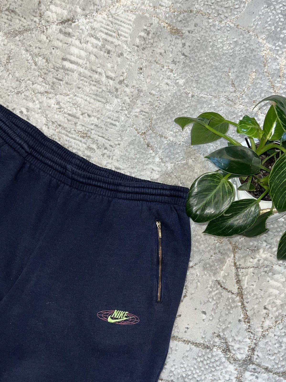 Nike × Vintage NIKE 90S VINTAGE 🦍 COTTON SWEATPANTS Y2K JOGGERS Size US 36 / EU 52 - 2 Thumbnail