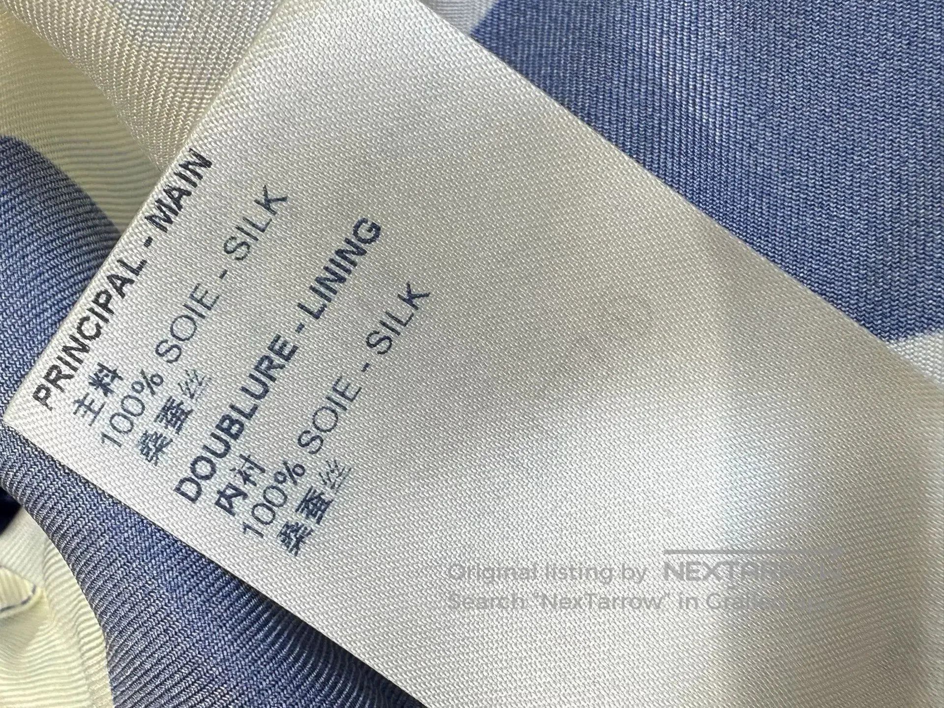 Louis Vuitton Louis Vuitton Blue White Monogram Silk Shorts. Size US 38 / EU 54 - 7 Thumbnail