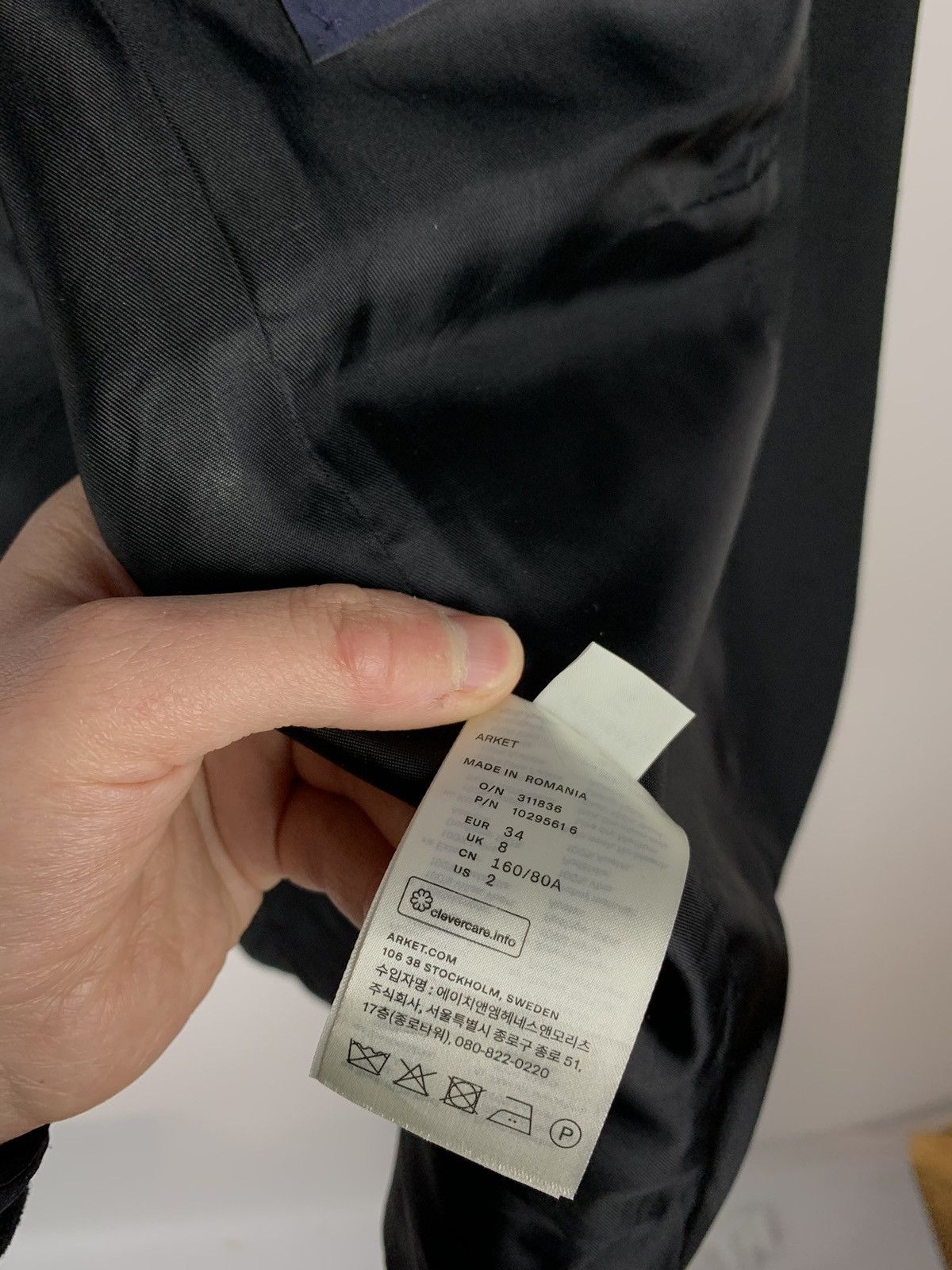 Arket Arket Marzotto Wool Single Breasted Blazer Jacket Size 34 Size 34R - 21 Thumbnail