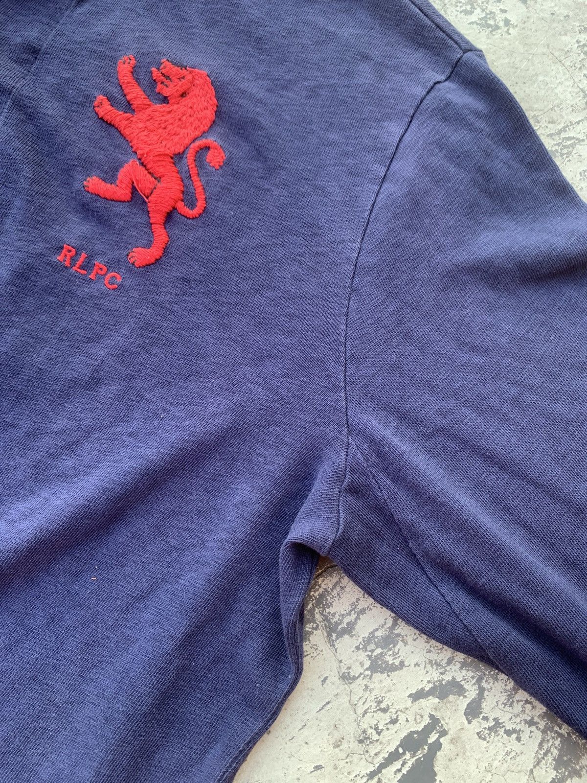 Ralph Lauren Vintage Polo Ralph Lauren Lion Rugby Navy Back Patch 8 Size US L / EU 52-54 / 3 - 12 Thumbnail