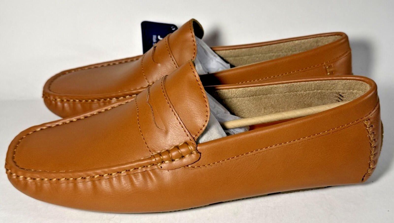 Other JOUSEN Loafers Casual Soft Penny Boat Shoes Brown AMY802A Size US 11 / EU 44 - 3 Thumbnail