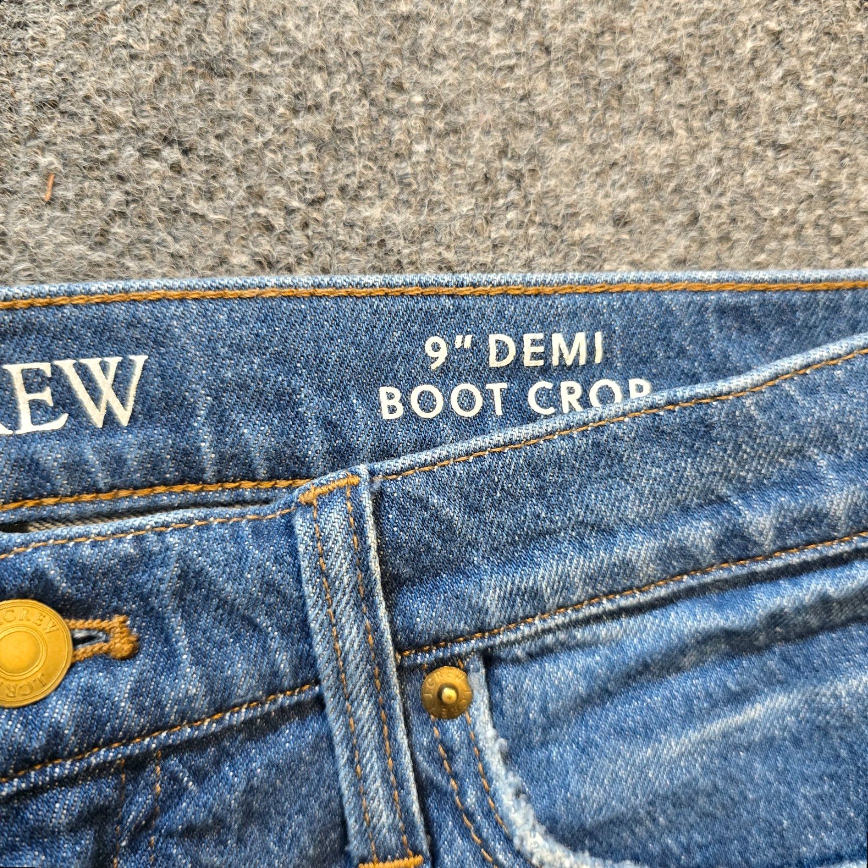J.Crew J.CREW Jeans Womens 30 Blue 9 Inch Denim Boot Crop Medium Wash Capsule Casual Shirt/Jeans? Size 30" / US 8 / IT 44 - 6 Thumbnail