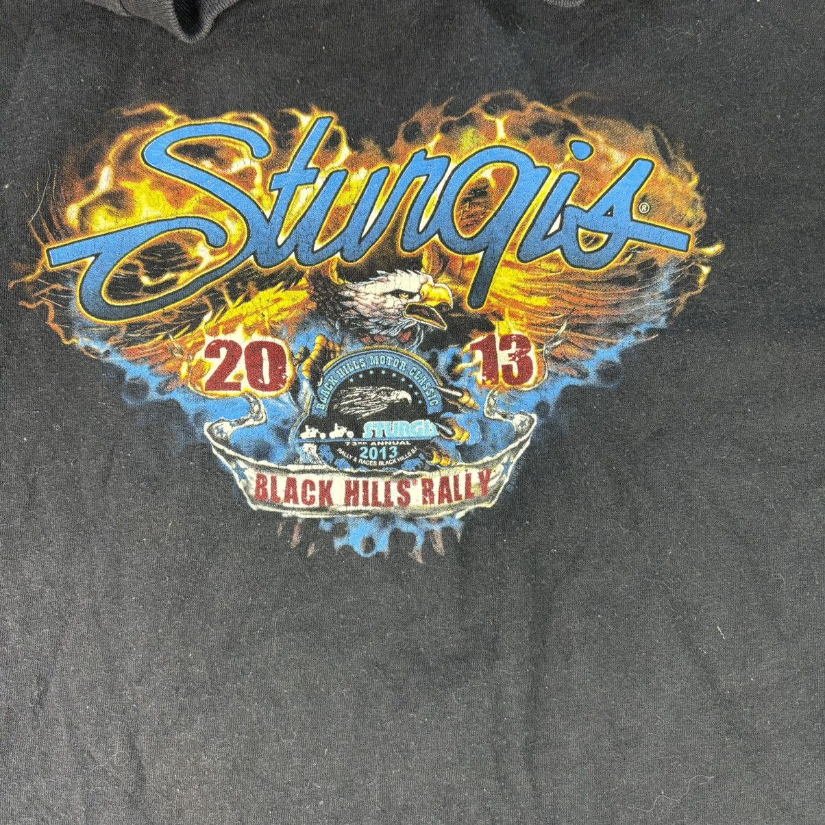 Other Sturgis 2013 73rd Black Hills Rally Shirt SizeL Double Sided Size US L / EU 52-54 / 3 - 3 Thumbnail