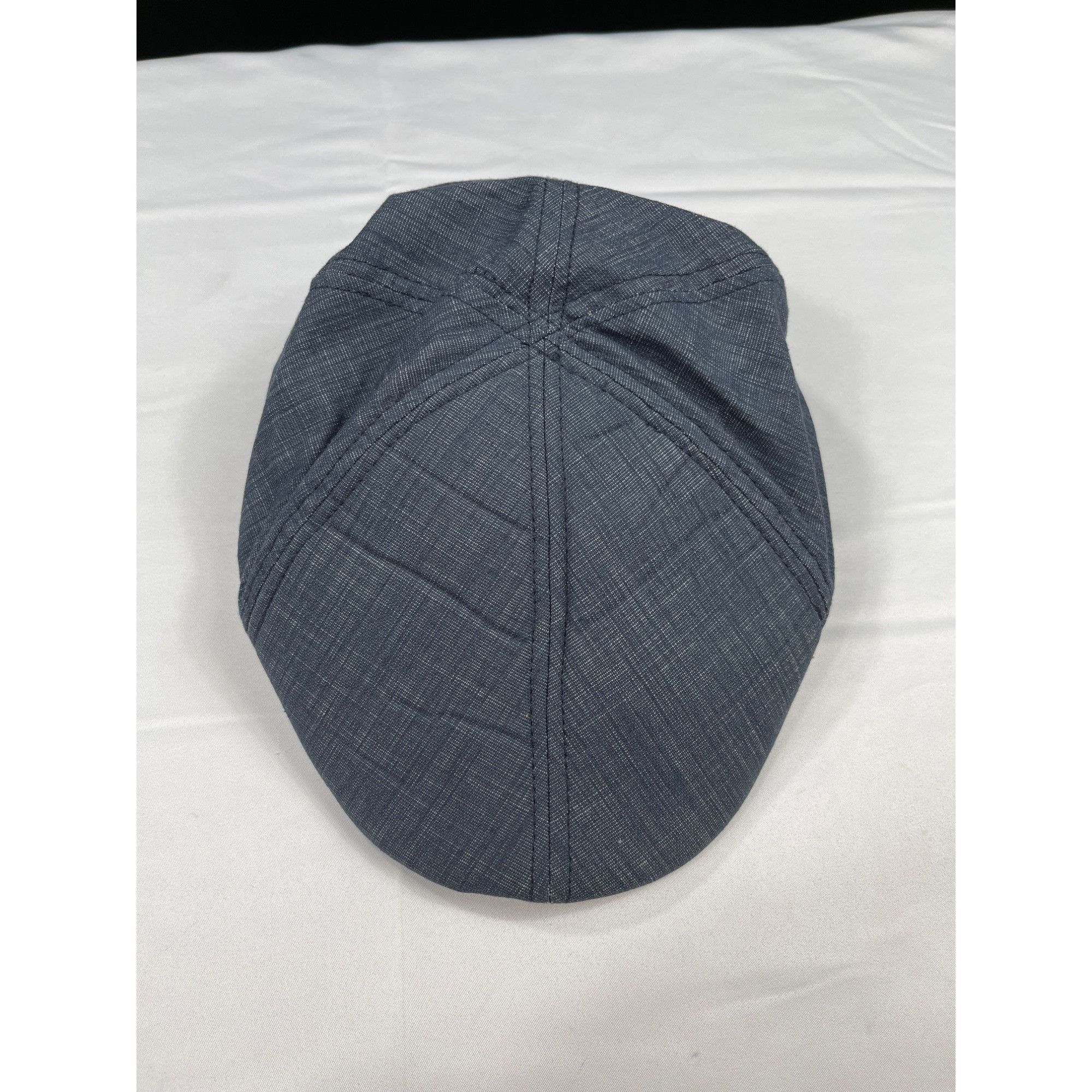 Designer D&Y Newsboy Flat Cap Classic Blue SKU 7370 Size ONE SIZE - 6 Thumbnail