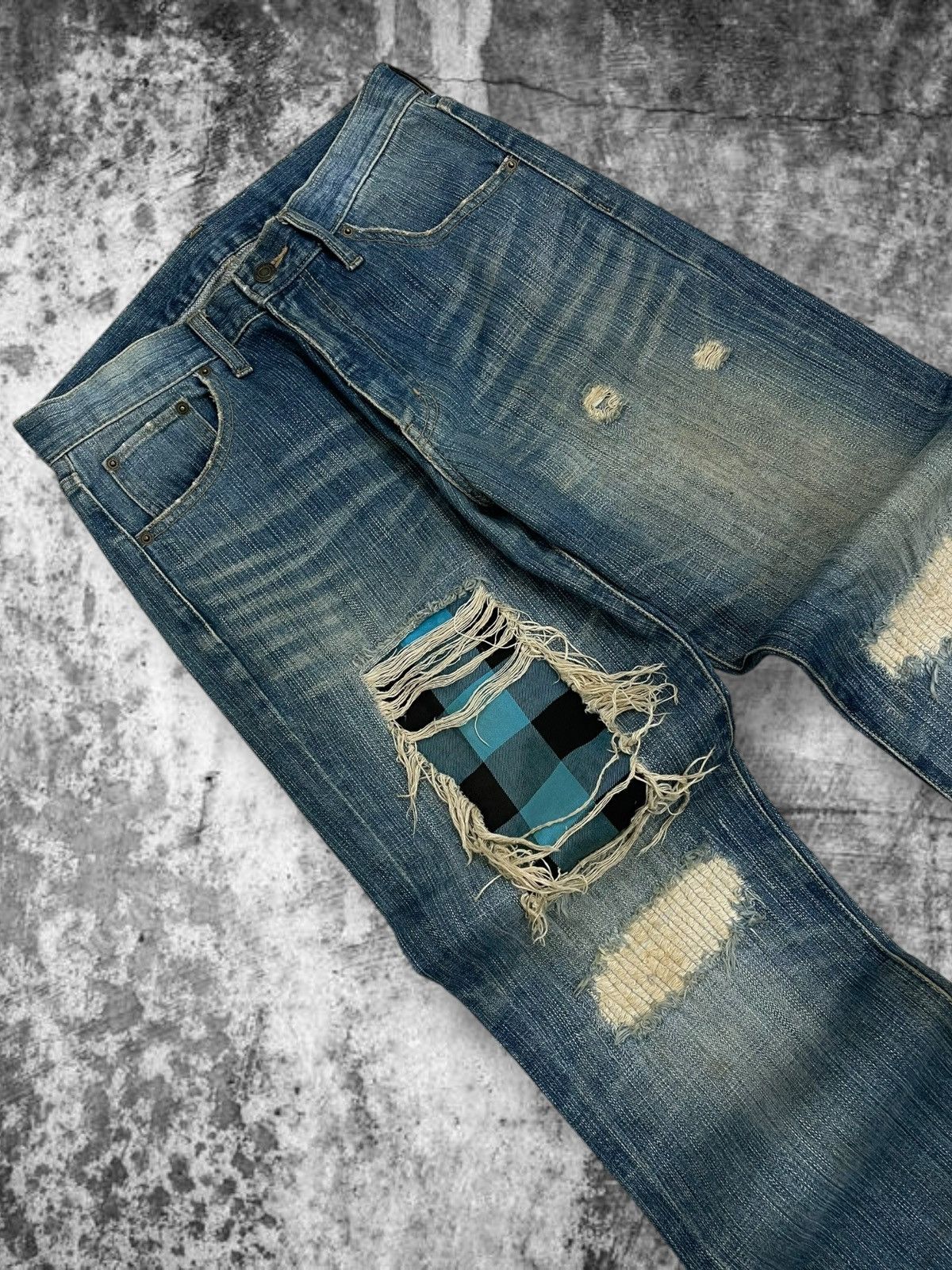 Hysteric Glamour Vintage Japan Designer 90’s Nylaus Iconic Grunge Distressed Size US 30 / EU 46 - 5 Thumbnail
