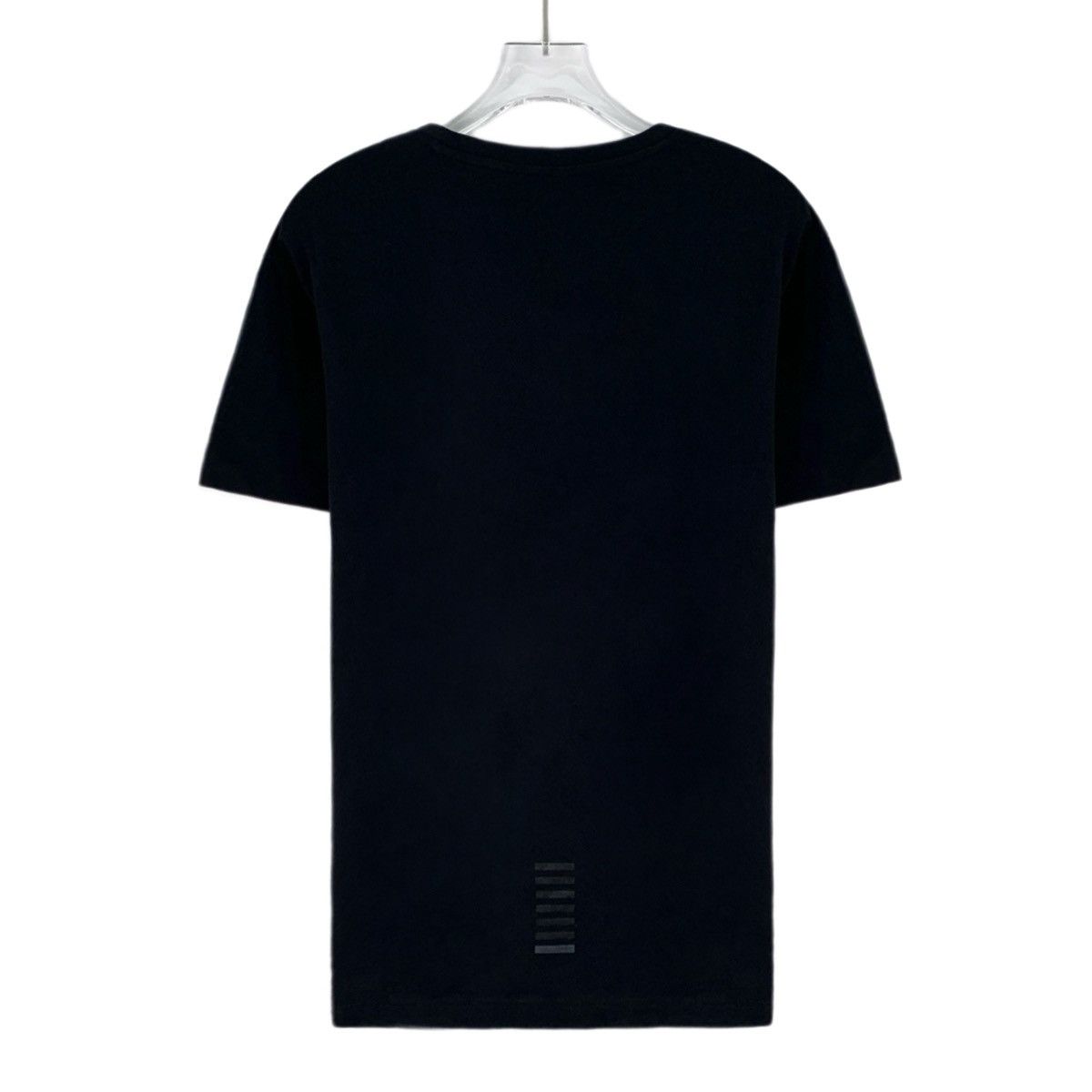 Armani Armani Black Logo Letter Cotton Short Sleeve T-Shirt K26WX Size US M / EU 48-50 / 2 - 2 Thumbnail