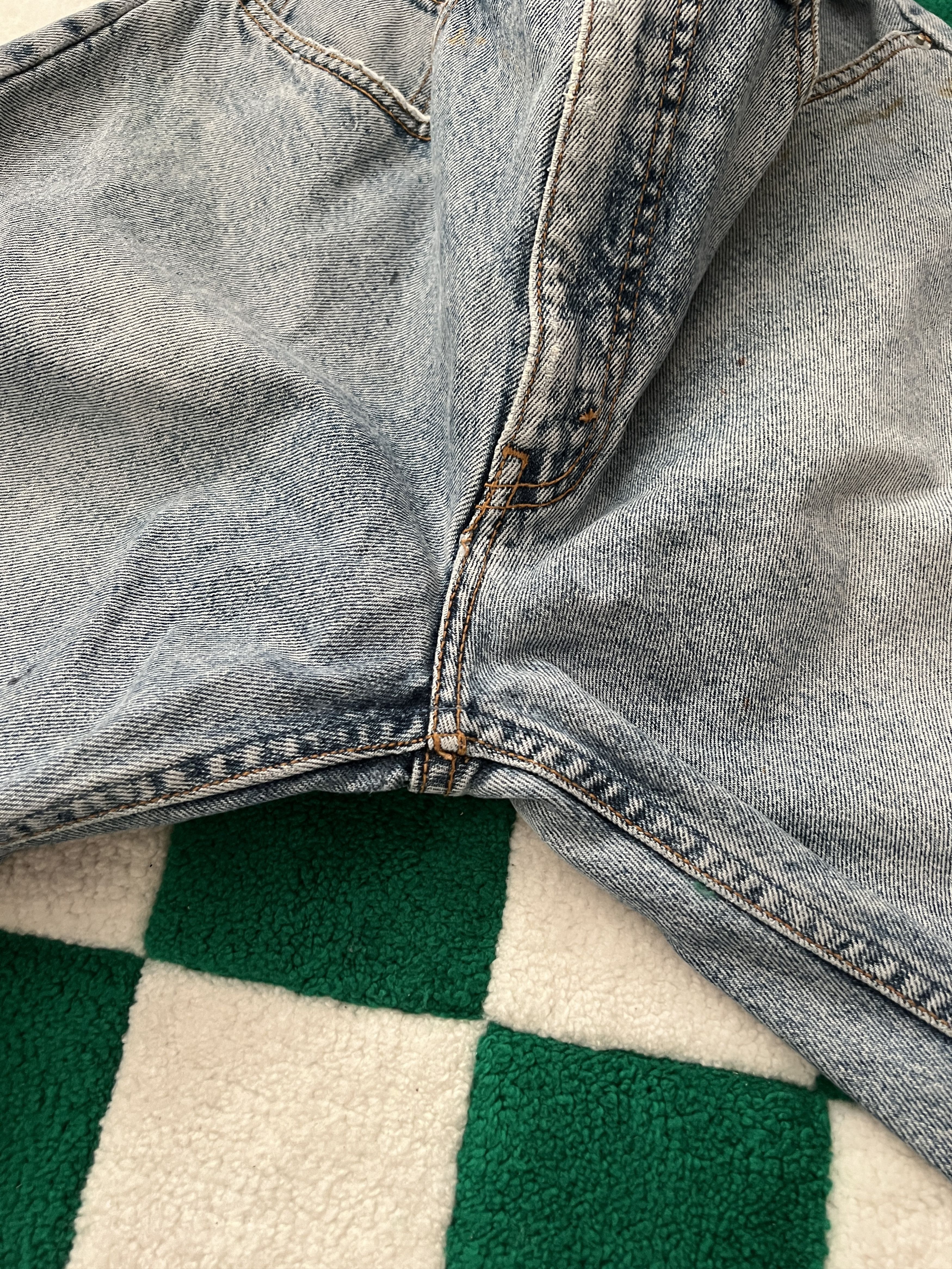 Levi's Vintage 90s Levis 627 Washed Denim Jeans Orange tab W34 L32 Size US 34 / EU 50 - 23 Thumbnail