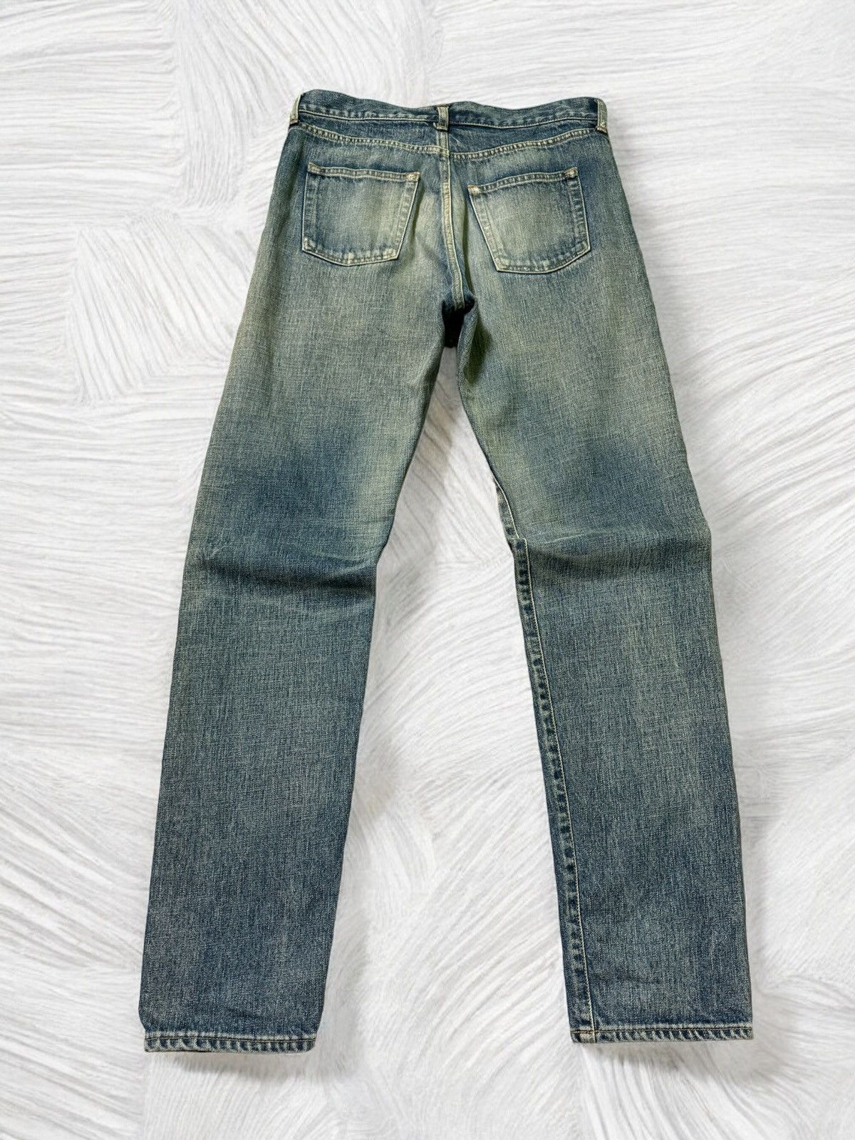 Saint Laurent Paris SAINT LAURENT PARIS D16 MUDDY WASH DISTRESSED DENIM JEAN Size US 31 - 2 Thumbnail