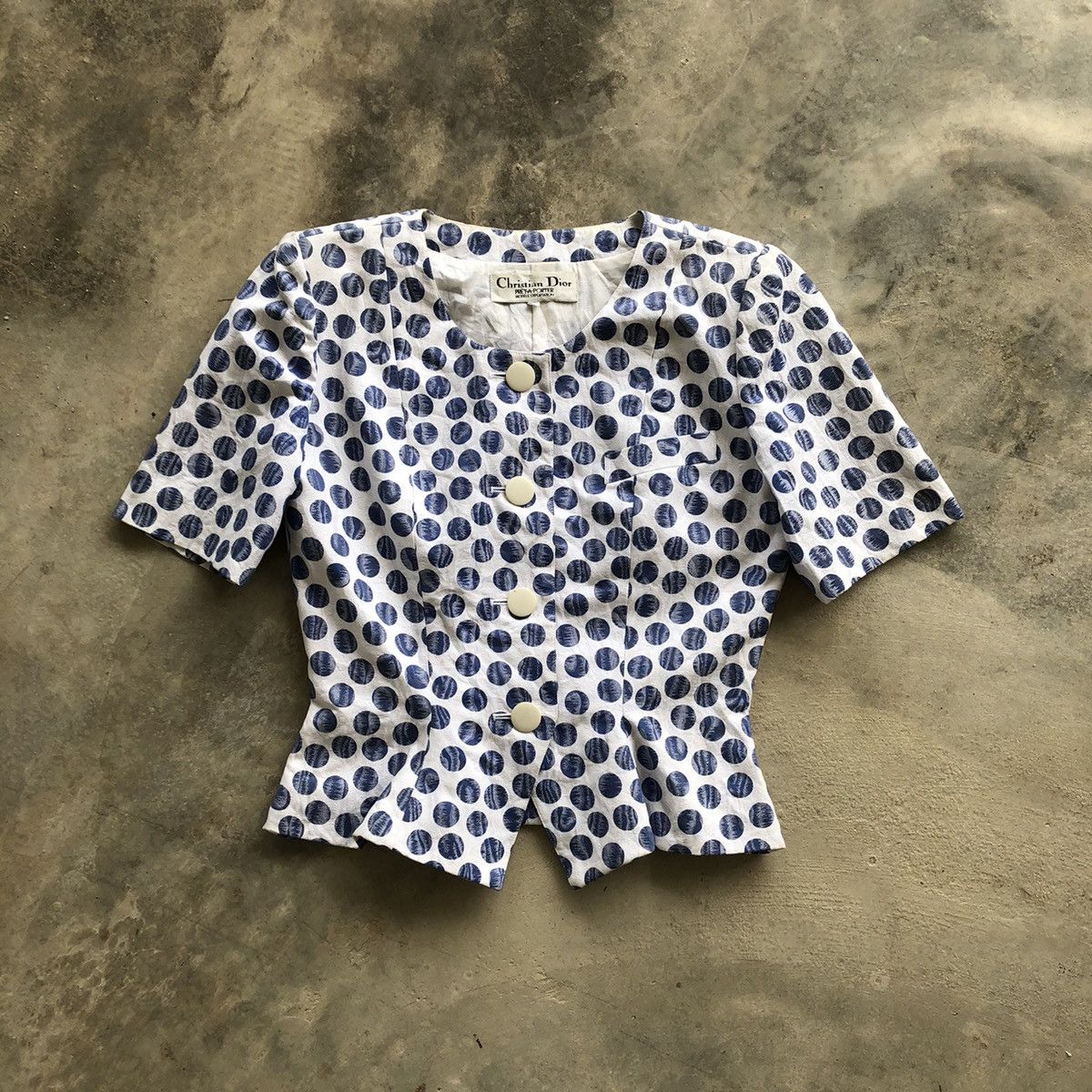 CHRISTIAN DIOR Pret A Porter Nice Design Blouse Shirt