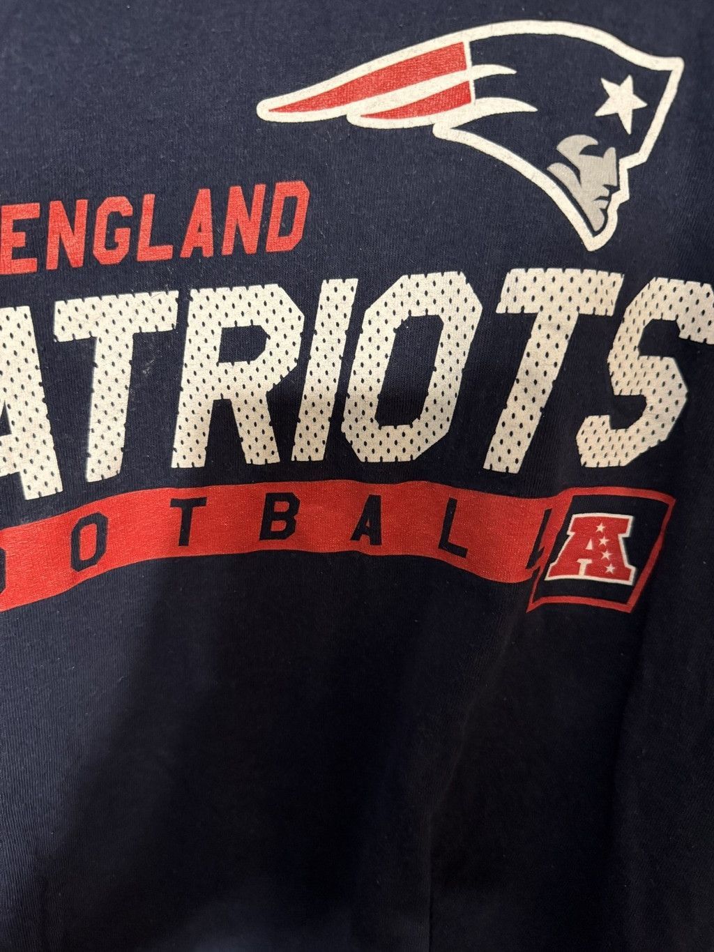 NFL New England Patriots T Shirt Men L Blue Tee NFL Football Size US L / EU 52-54 / 3 - 4 Thumbnail