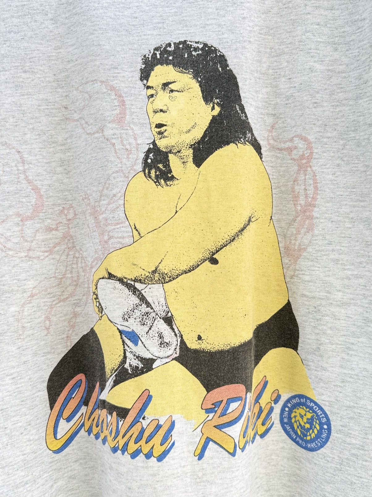 WWF Vintage 90s Choshu Riki NJPW King Of Sport Tee Size US L / EU 52-54 / 3 - 2 Thumbnail