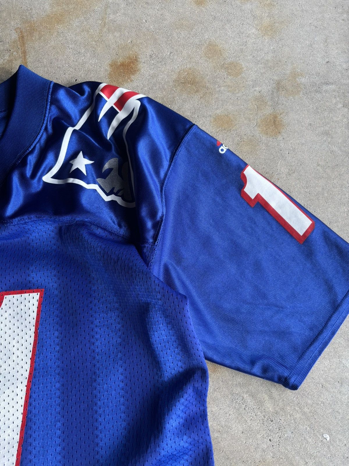 NFL Vintage 90s New England Patriots Bledsoe Jersey Size US M / EU 48-50 / 2 - 5 Thumbnail