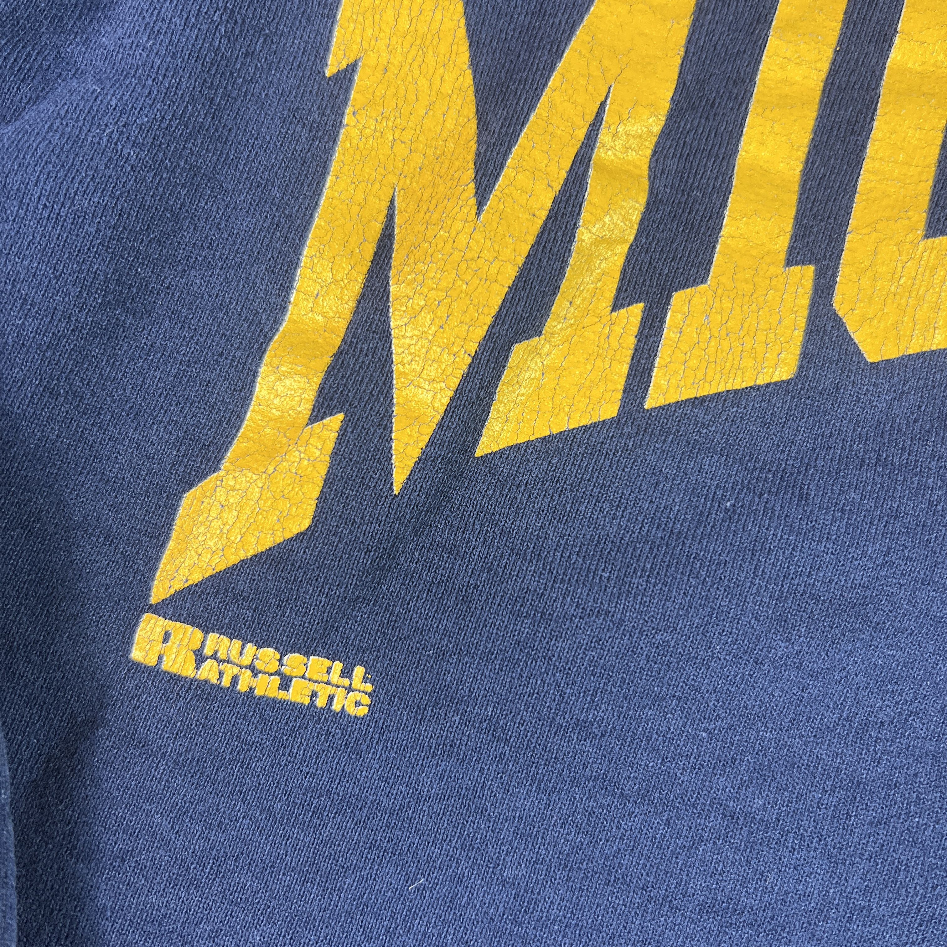 Russell Athletic VTG Russell Michigan Wolverines Sweatshirt Faded Crewneck Size US S / EU 44-46 / 1 - 6 Thumbnail