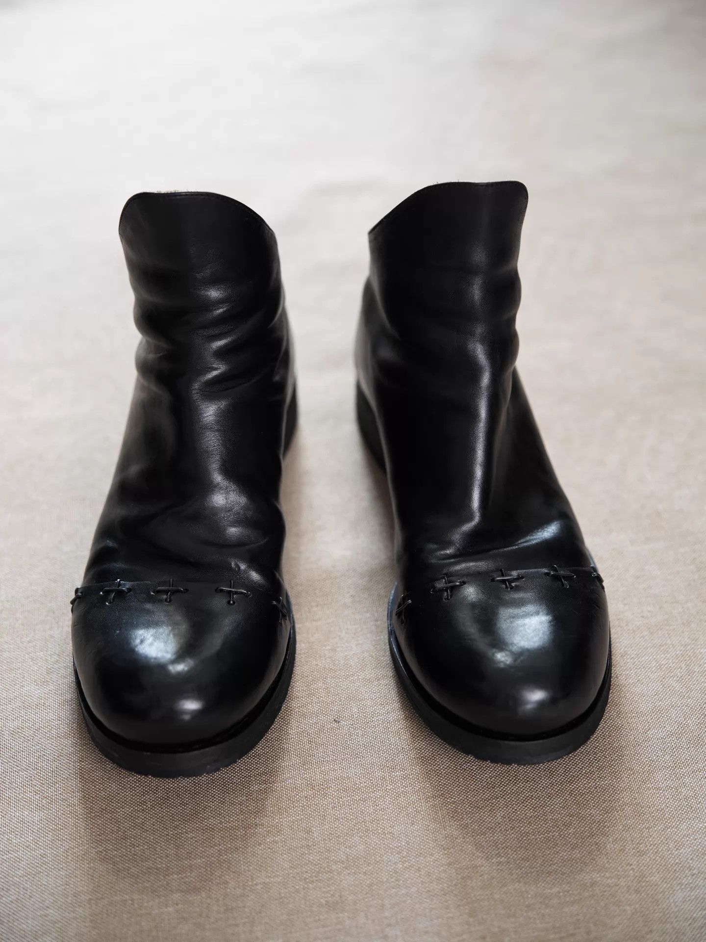 Other M.A+ Maurizio Amadei Cross Zip Horse Leather Shoe Size US 10 / EU 43 - 4 Thumbnail
