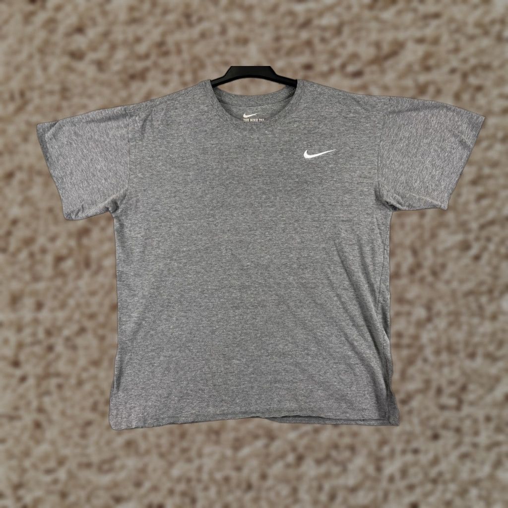 Nike Nike Shirt Mens Medium Gray Short Sleeve Crew Neck Embroidered Swoosh Cotton Size US M / EU 48-50 / 2 - 1 Thumbnail