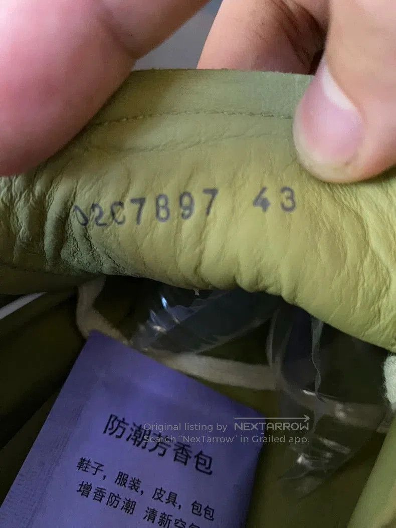 Rick Owens Rick Owens Green Fur Sneakers Size 43. Size US 10 / EU 43 - 5 Thumbnail