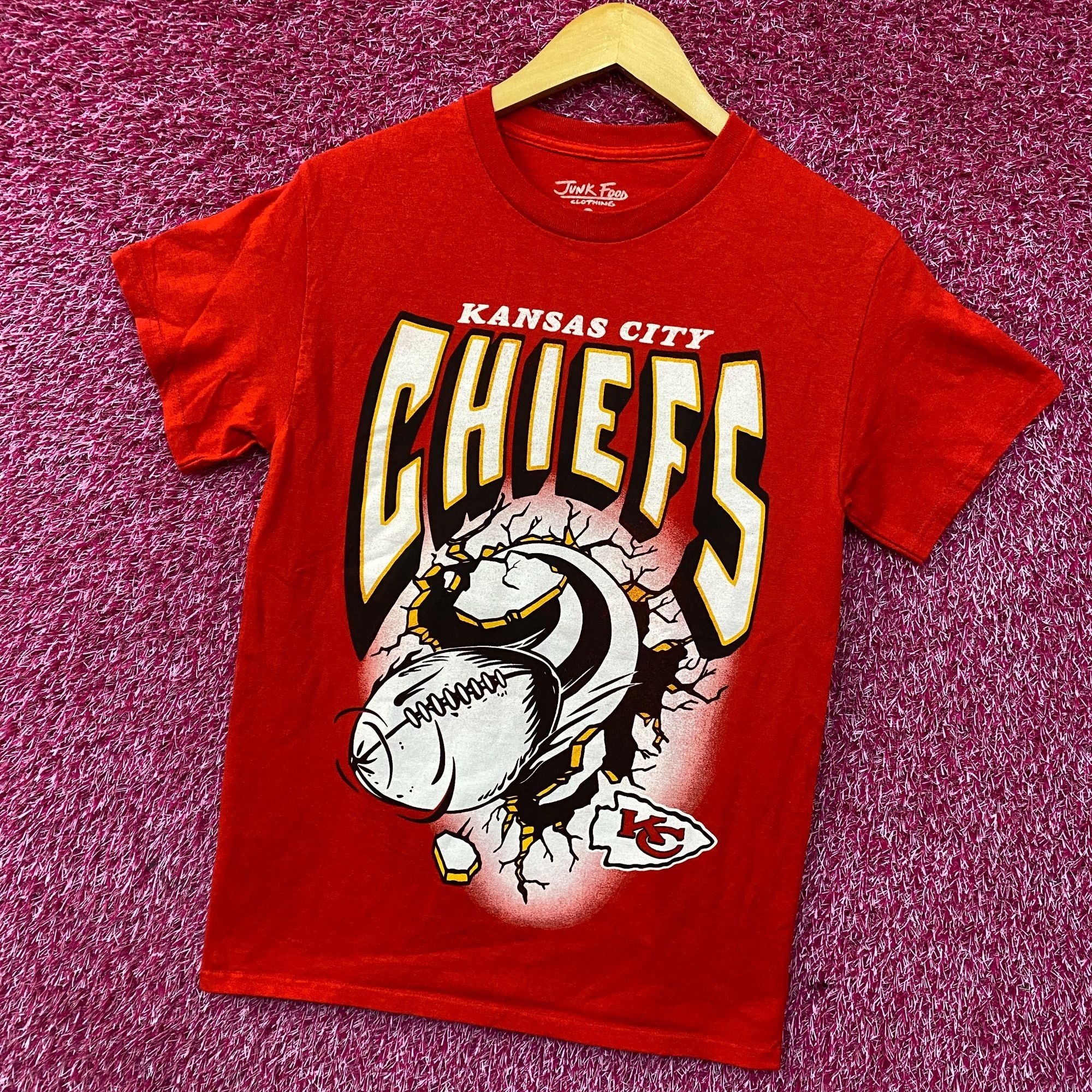 Junk Food Junk Food NFL Kansas City Chiefs Break Through T-Shirt XS Size US XS / EU 42 / 0 - 3 Thumbnail