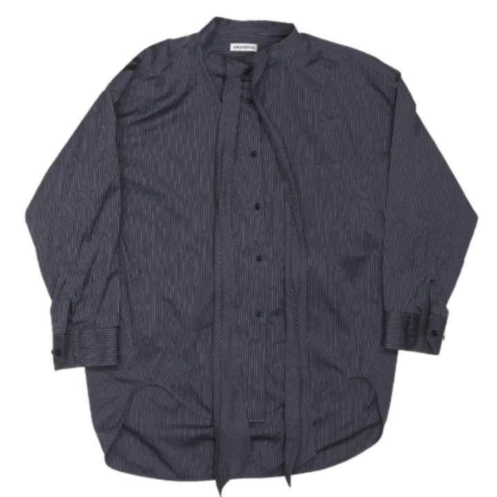 Balenciaga Balenciaga Balenciaga Striped Casual Shirt in Blue -2507 Size US S / EU 44-46 / 1 - 1 Thumbnail