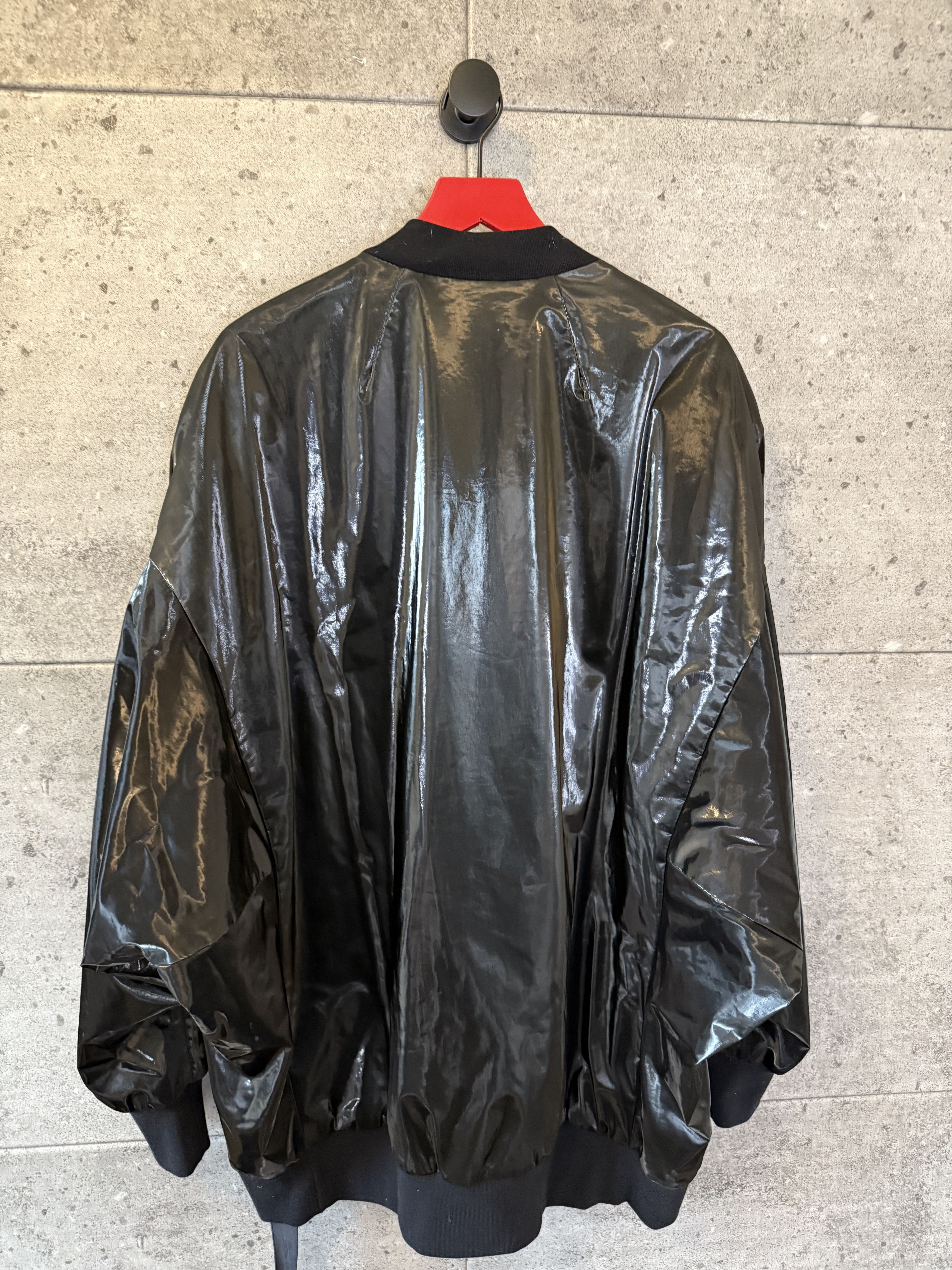 Rick Owens × Rick Owens Drkshdw Rick owens patent jumbo flight bomber jacket Size US XXL / EU 58 / 5 - 5 Thumbnail