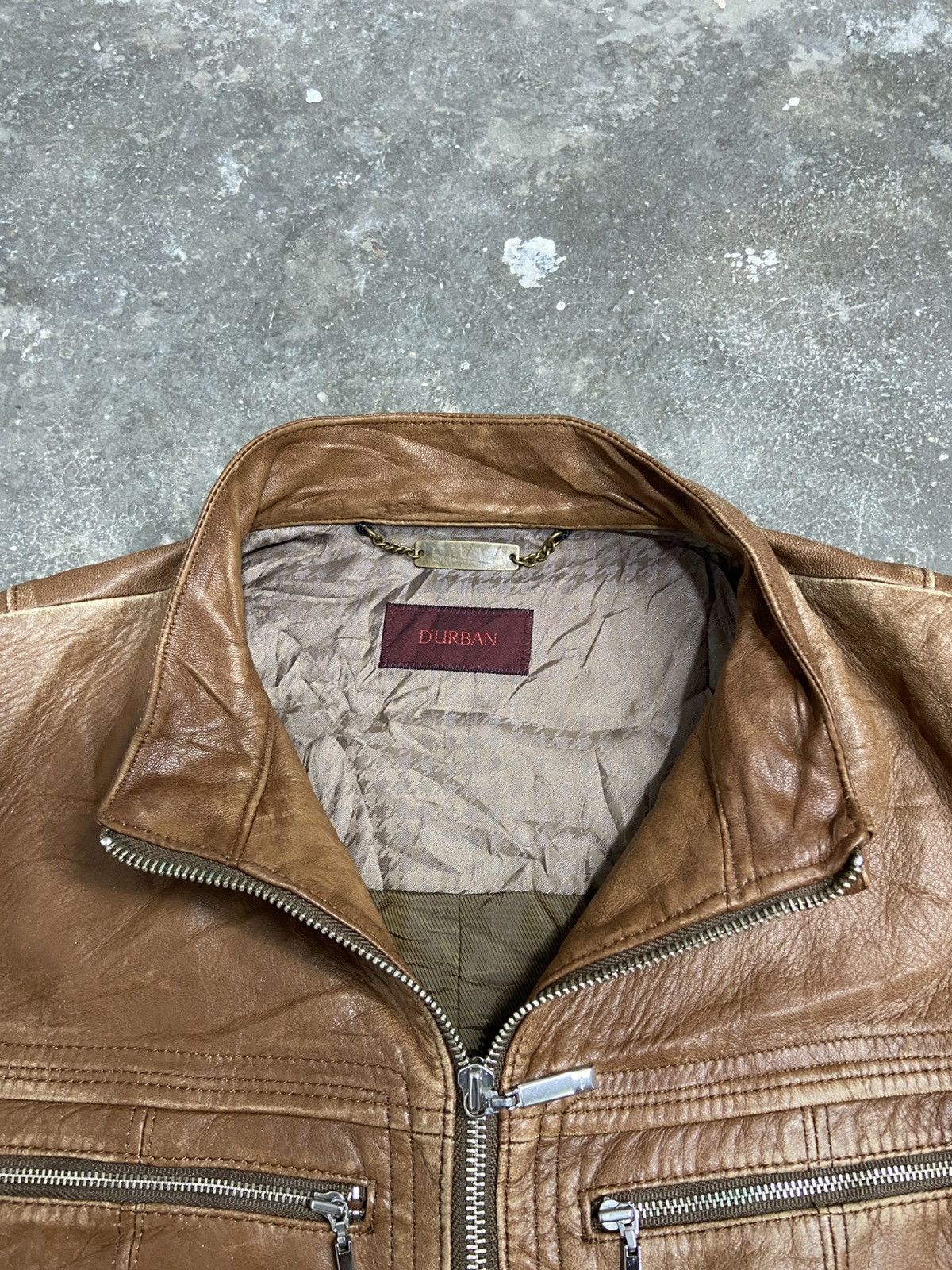 Genuine Leather VINTAGE D URBAN SHEEP GENUINE LEATHER JACKET Size US M / EU 48-50 / 2 - 4 Thumbnail