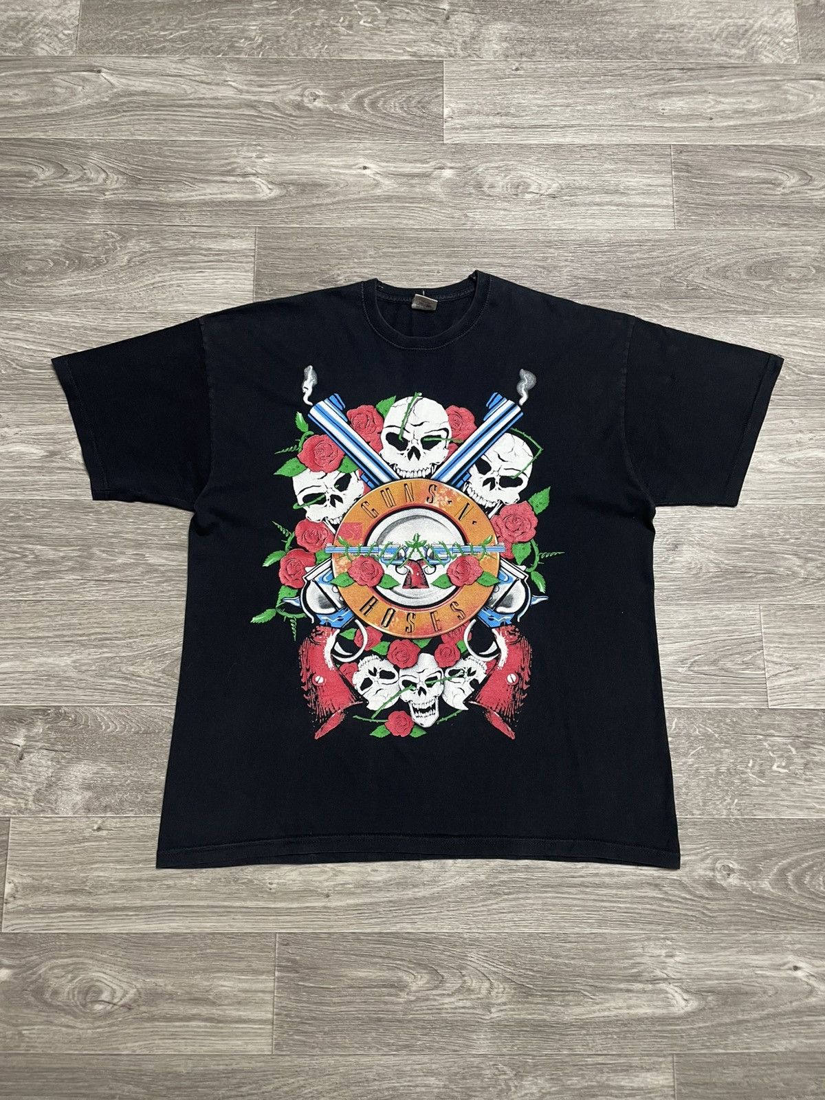 Guns N' Roses Vintage Guns N Roses Rock And Roll Band T-Shirt 2000s Size US XL / EU 56 / 4 - 1 Thumbnail