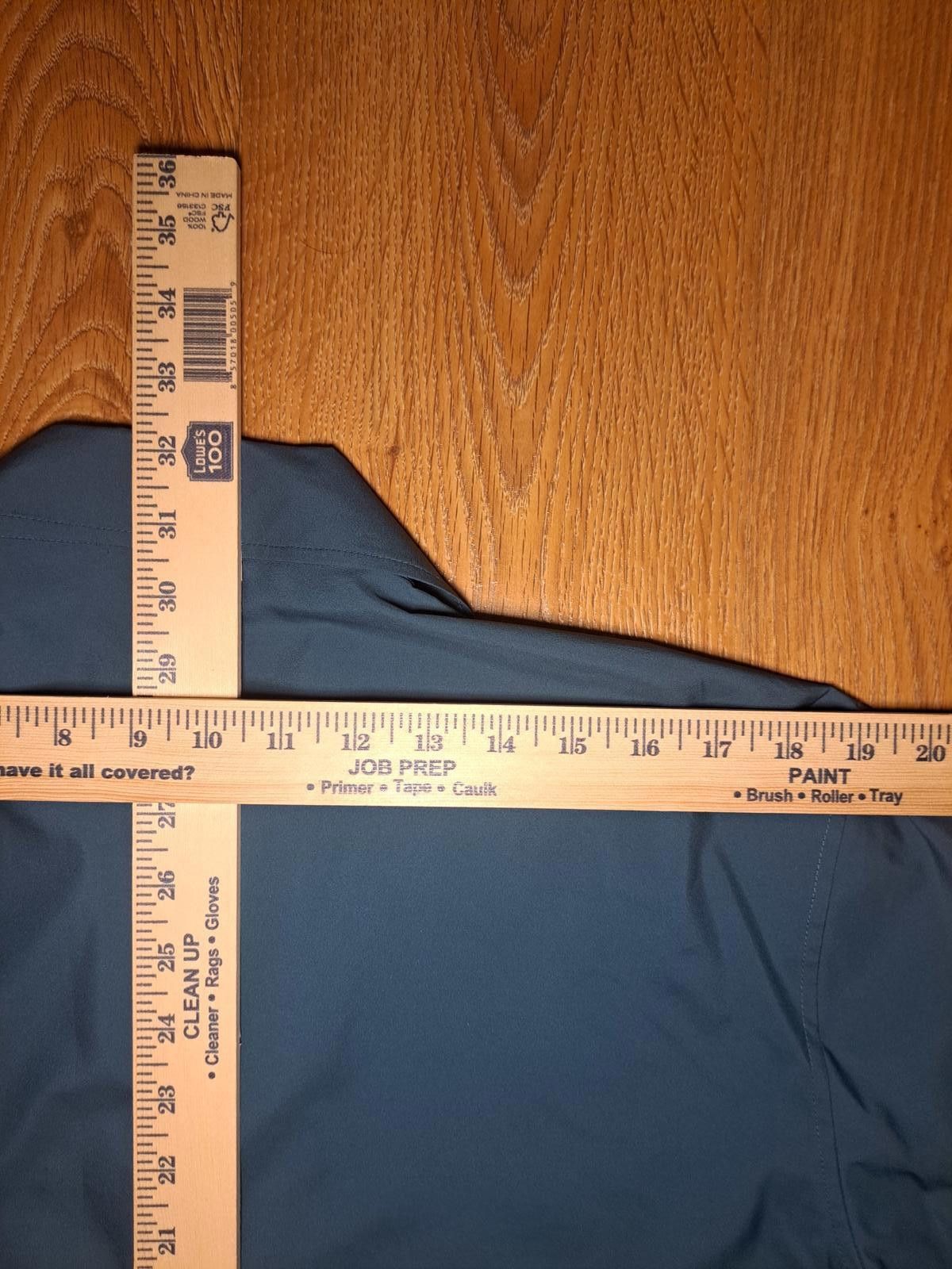 Hugo Boss Hugo Boss Full Zip Shirt Mens Medium Teal Green Nylon Size US M / EU 48-50 / 2 - 6 Thumbnail