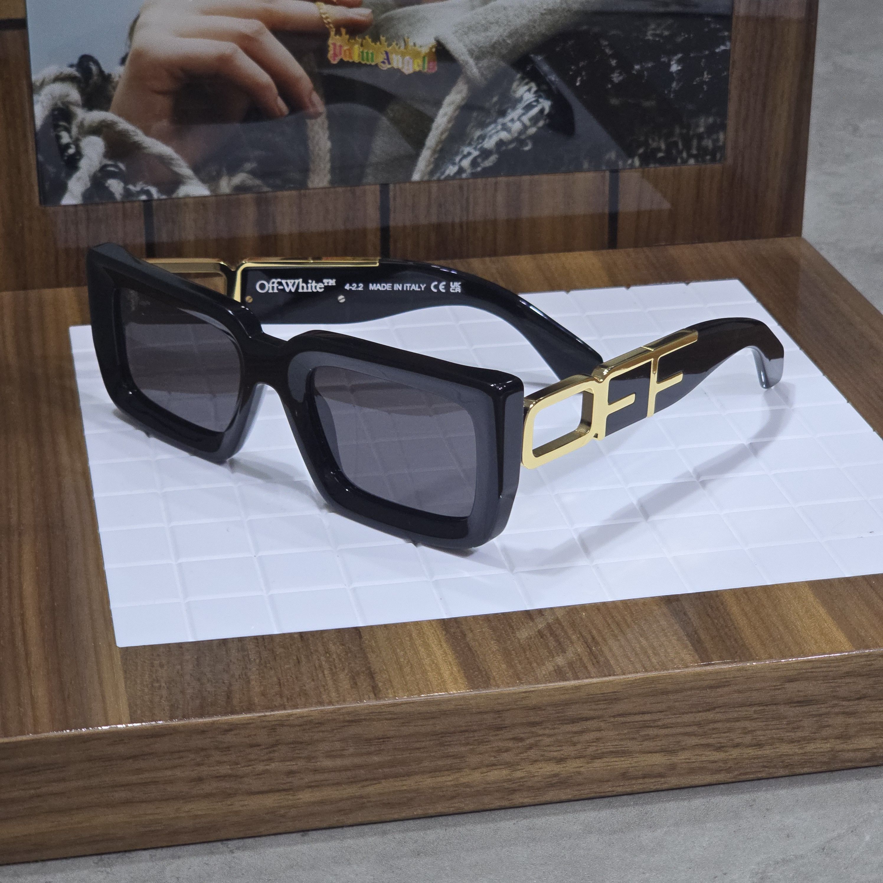 Off-White OFF WHITE Boston Rectangular Frame Sunglasses BLACK Size ONE SIZE - 3 Thumbnail