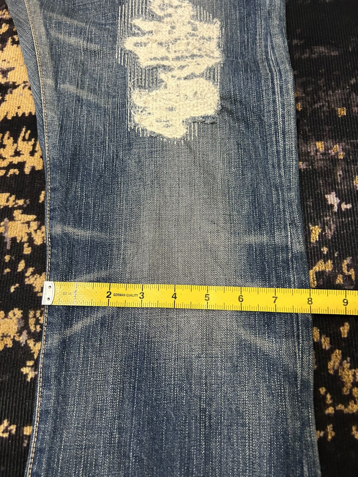 Hysteric Glamour Edwin Japan Studded Distressed Jeans Size US 32 / EU 48 - 21 Thumbnail