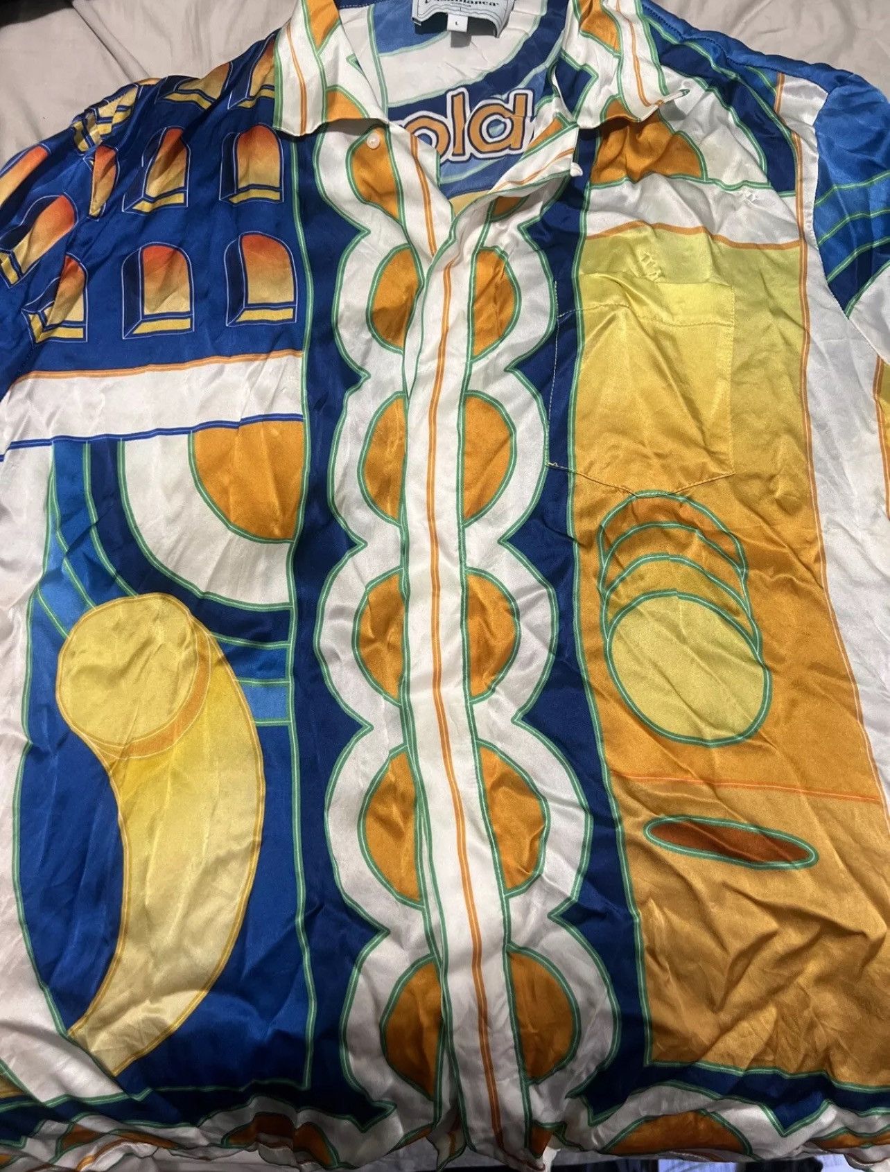 Casablanca Casablanca silk shirt Size US L / EU 52-54 / 3 - 5 Thumbnail
