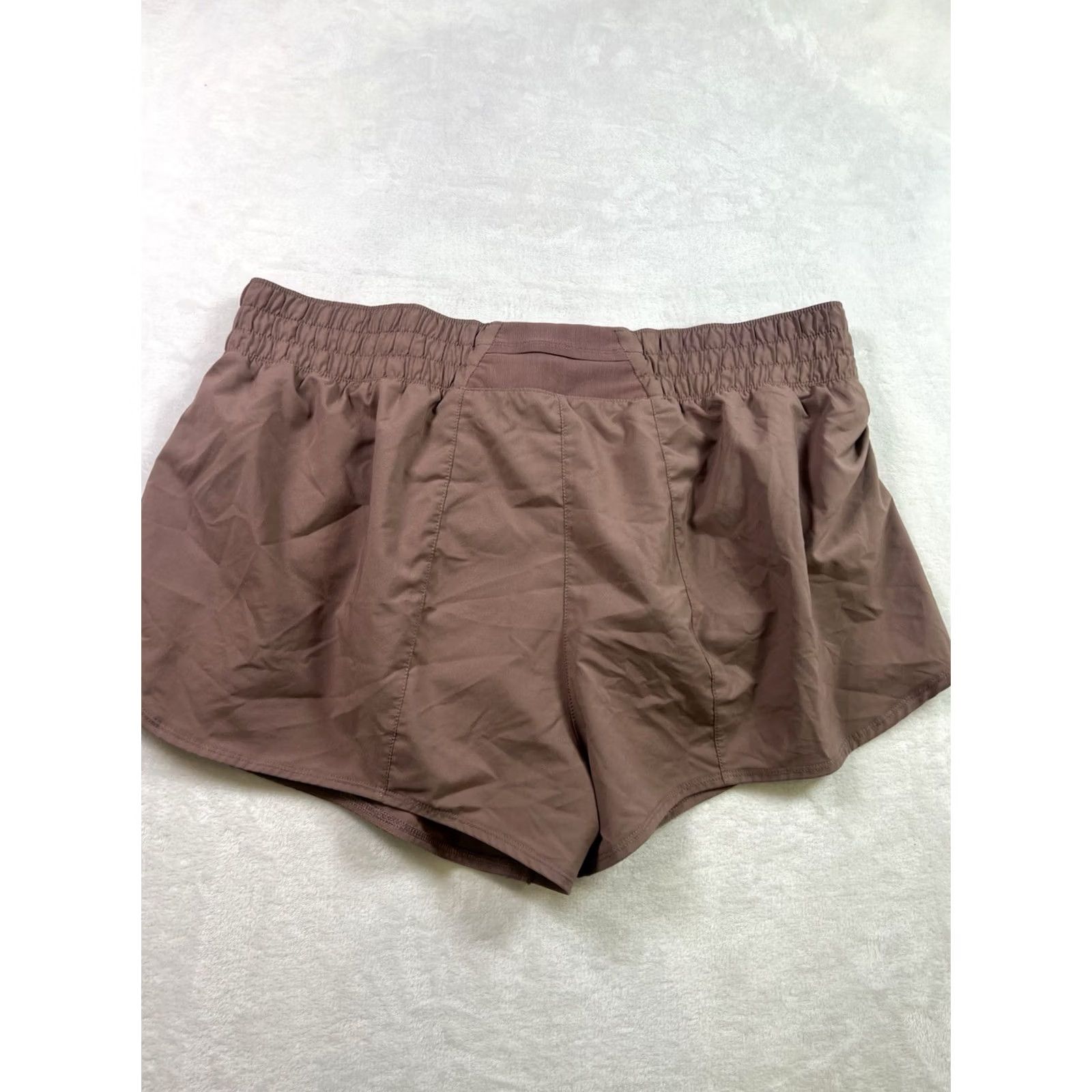 Nike Nike Dri-FIT One Womens Shorts Mauve XL EUC Size 40" / US 18 - 5 Thumbnail