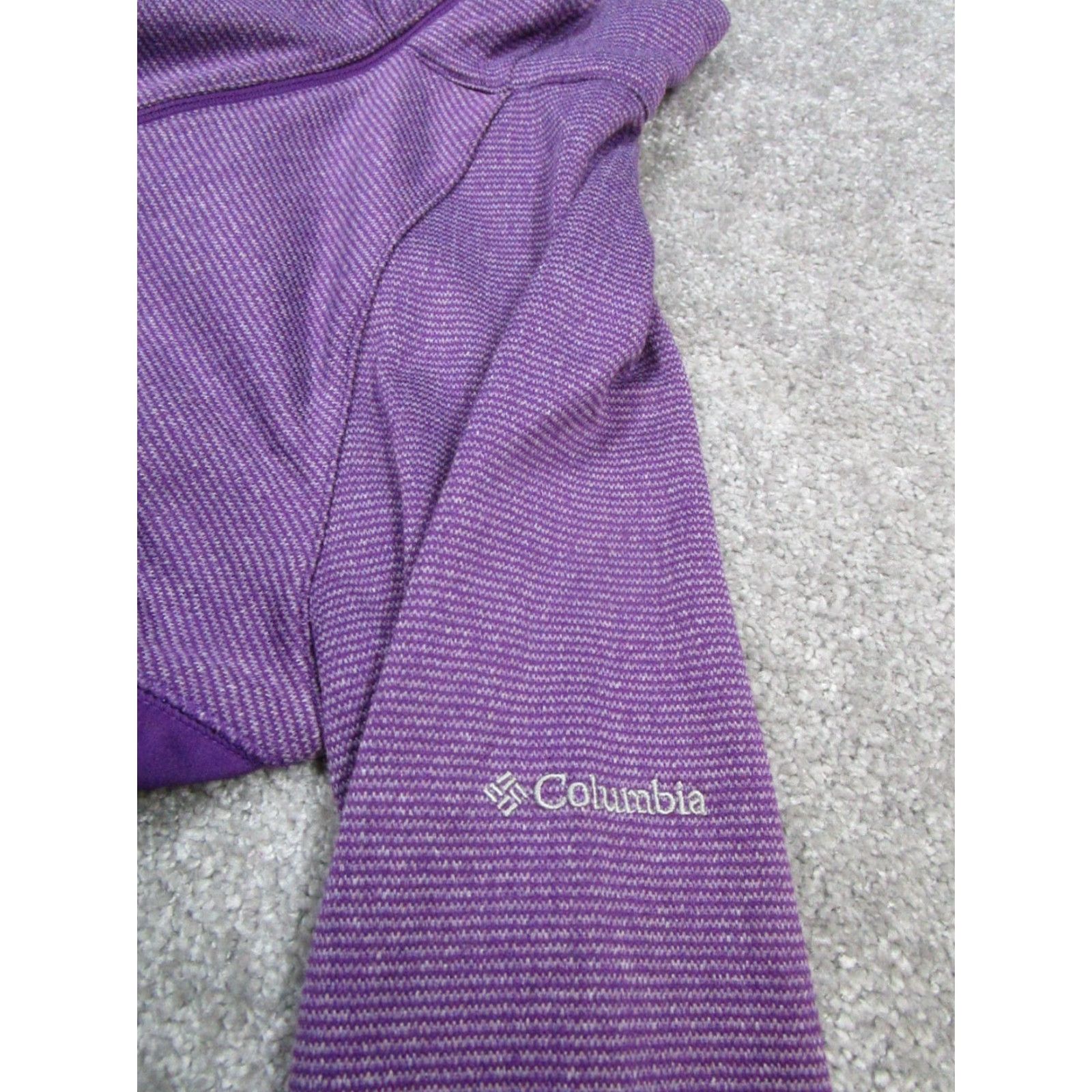 Vintage Columbia Sweater Womens XS Purple Half Zip Shirt Adult XS Purple Columbia Sweater Pullover Winter Size XS / US 0-2 / IT 36-38 - 3 Thumbnail