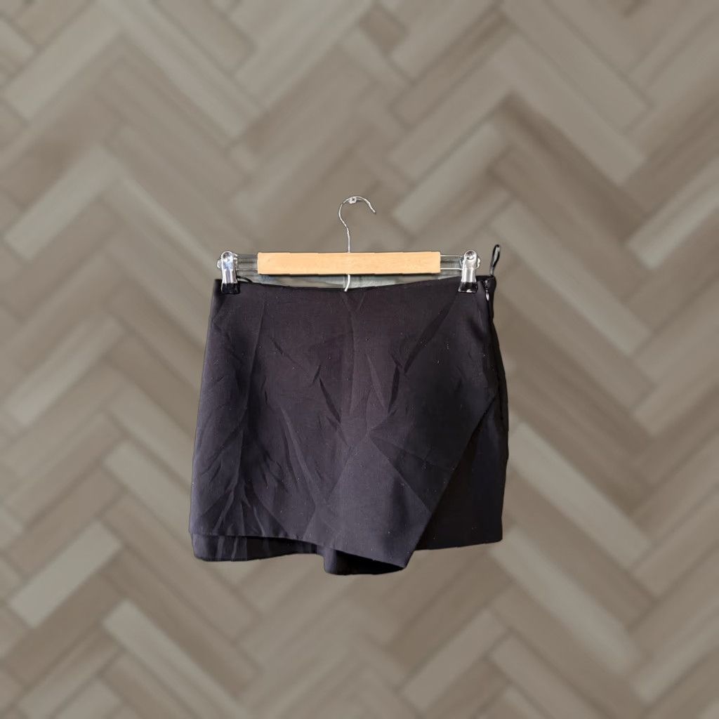 Zara Zara Black Womens Business Shorts Short M Medium Chino Regular Size Zara Women Virtue? Size 32" / US 10 / IT 46 - 1 Thumbnail
