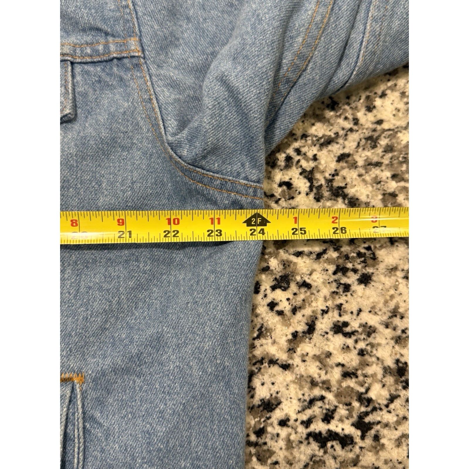 Vintage VINTAGE Three Rivers Authentic Denim Jacket Mens 90s Blue Cotton Denim Button Regular Large Size US L / EU 52-54 / 3 - 6 Thumbnail