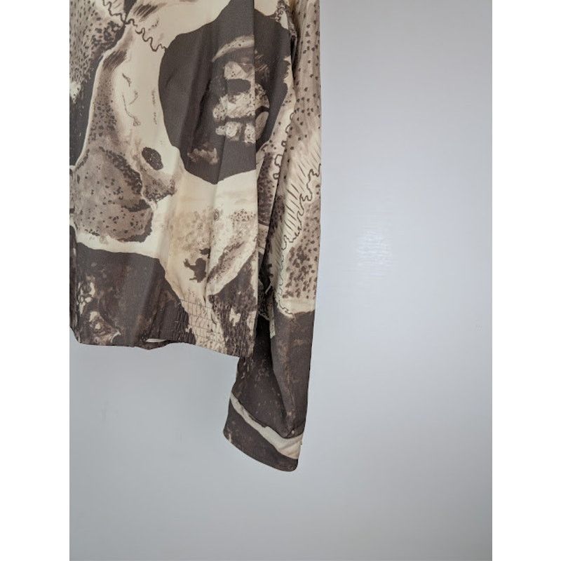 Amiri o1rshd1 Wes Lang Big Skull Blouson Jacket in Mink Size US XL / EU 56 / 4 - 16 Thumbnail