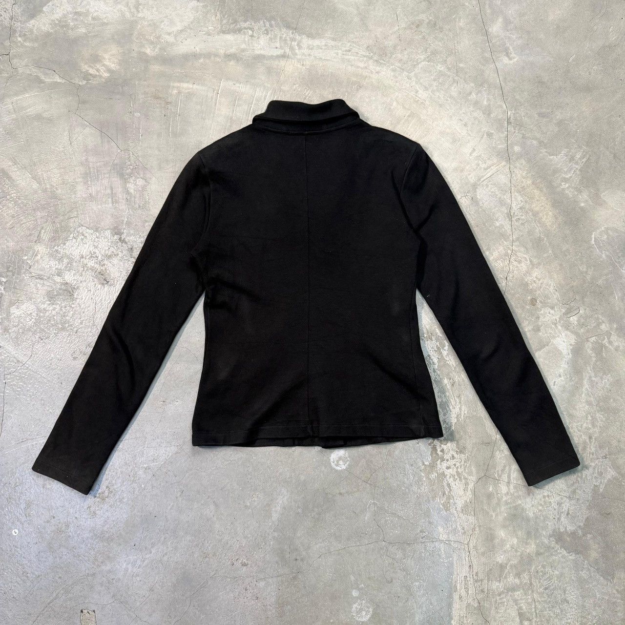 agnes b. AGNES B. Cardigan Black Cotton Fleece Size XS / US 0-2 / IT 36-38 - 2 Thumbnail