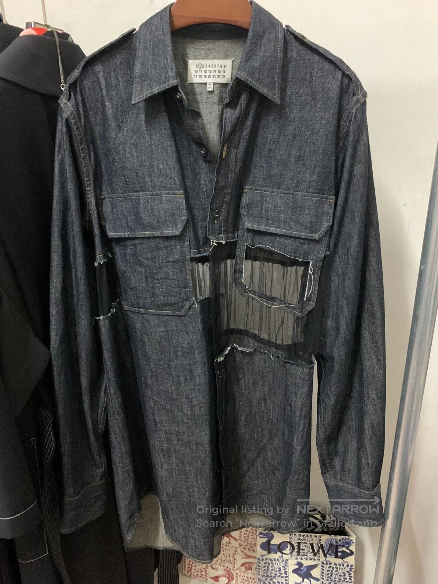 Maison Margiela Maison Margiela Mesh Denim Jacket. Size US S / EU 44-46 / 1 - 1 Thumbnail