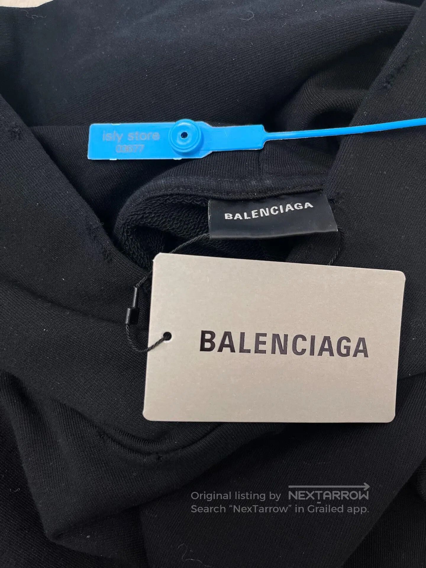 Balenciaga balenciaga logo printed hooded sweatshirt for men. Size US M / EU 48-50 / 2 - 5 Thumbnail