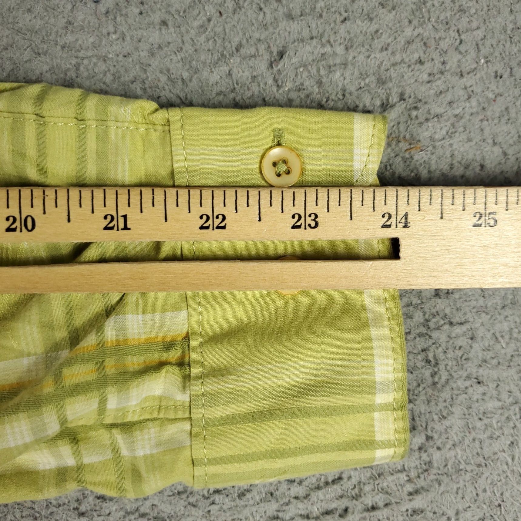 Tommy Bahama Tommy Bahama Shirt Men's Medium Green Plaid Cotton Button-Up Long Sleeve Mens Size US M / EU 48-50 / 2 - 7 Thumbnail