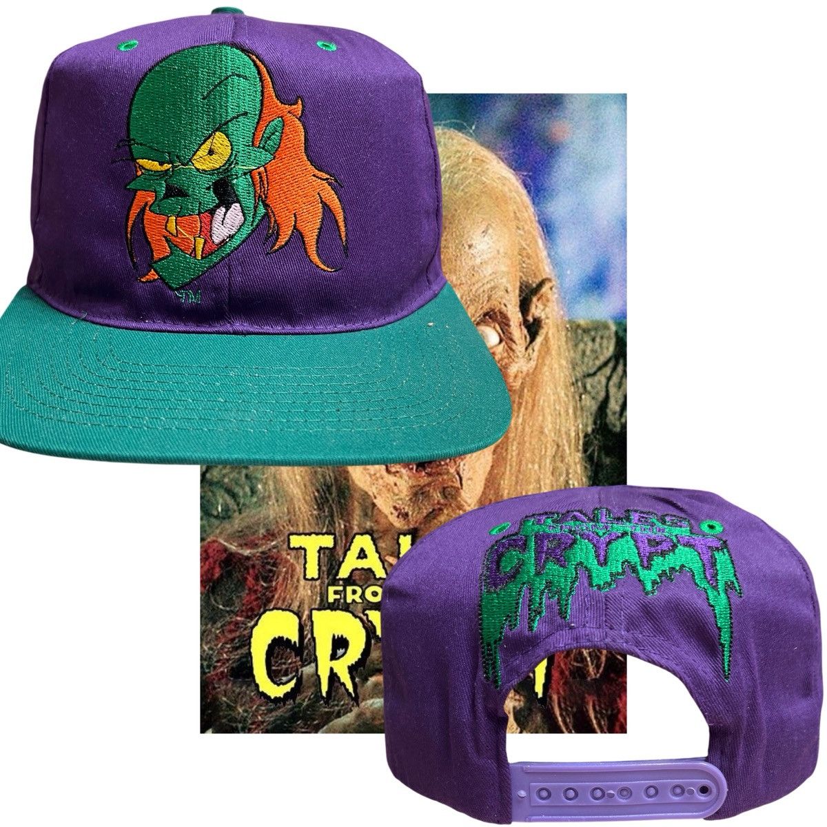 American Needle Tales From The Crypt CUSTOM Blockhead Snapback Hat Size ONE SIZE - 1 Thumbnail