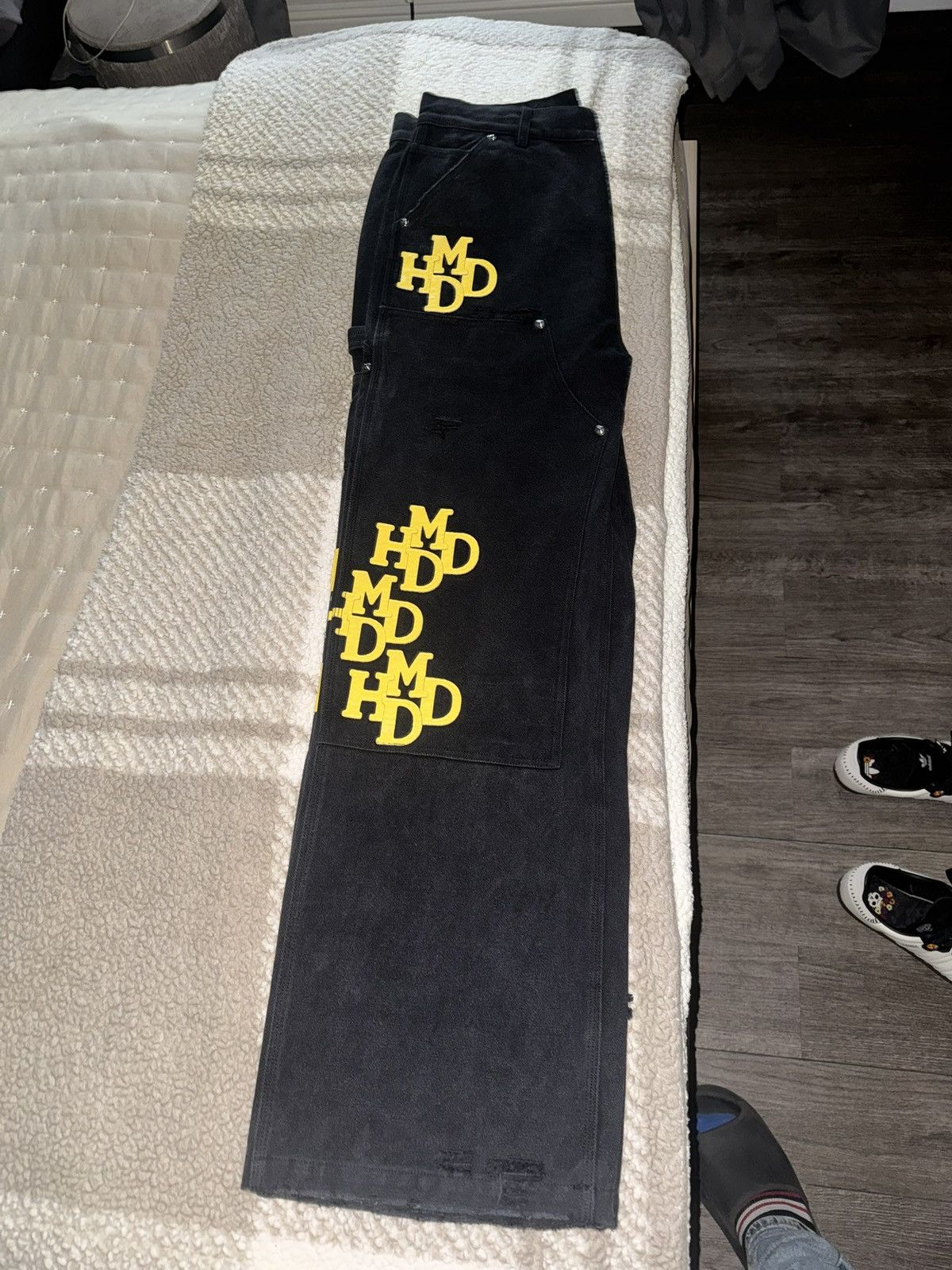 HMDD Happy Memories Don’t Die “Yellow Patch Pants” Size US 32 / EU 48 - 4 Thumbnail
