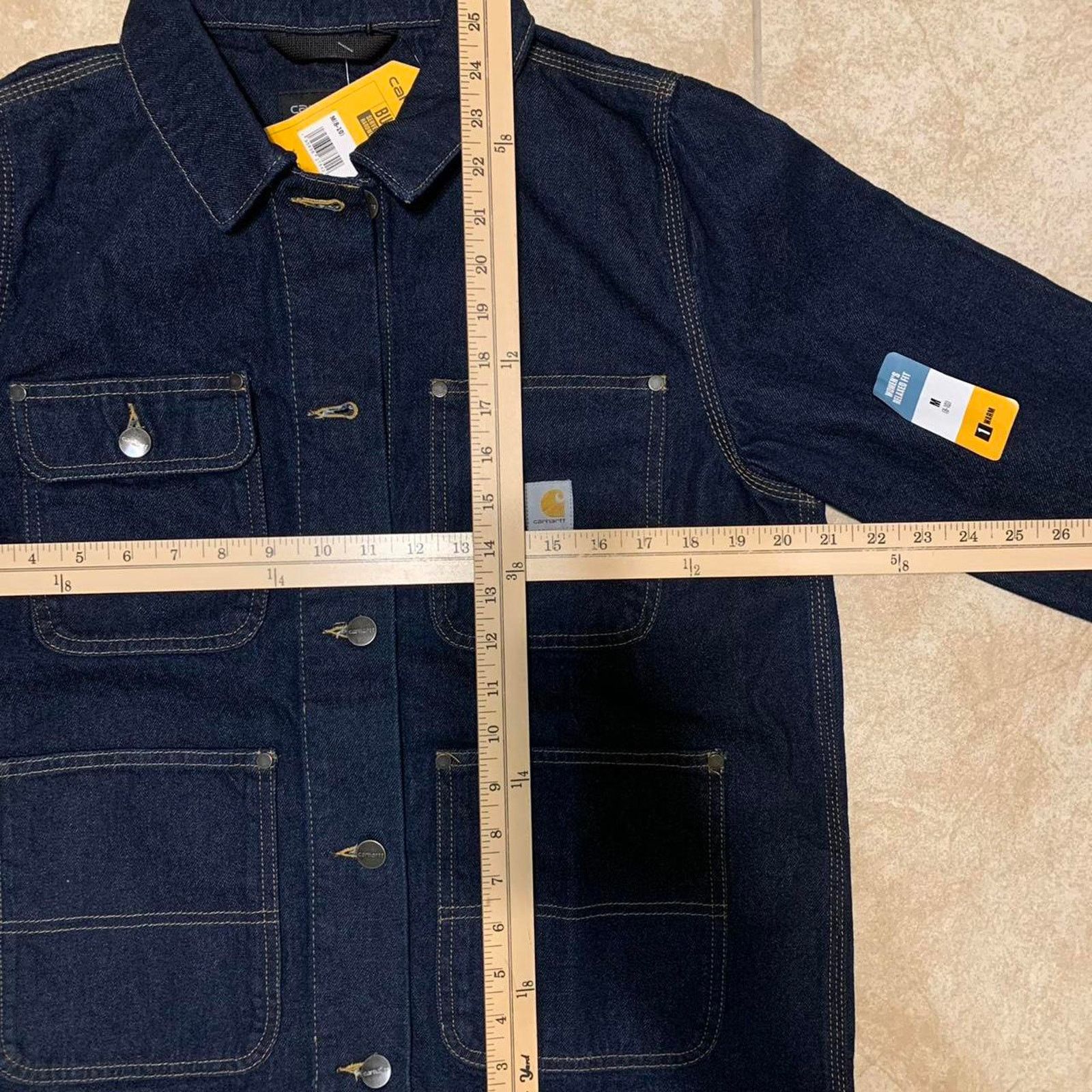 Carhartt Carhartt Relaxed Fit Denim Chore jacket New with tags Size M / US 6-8 / IT 42-44 - 6 Thumbnail