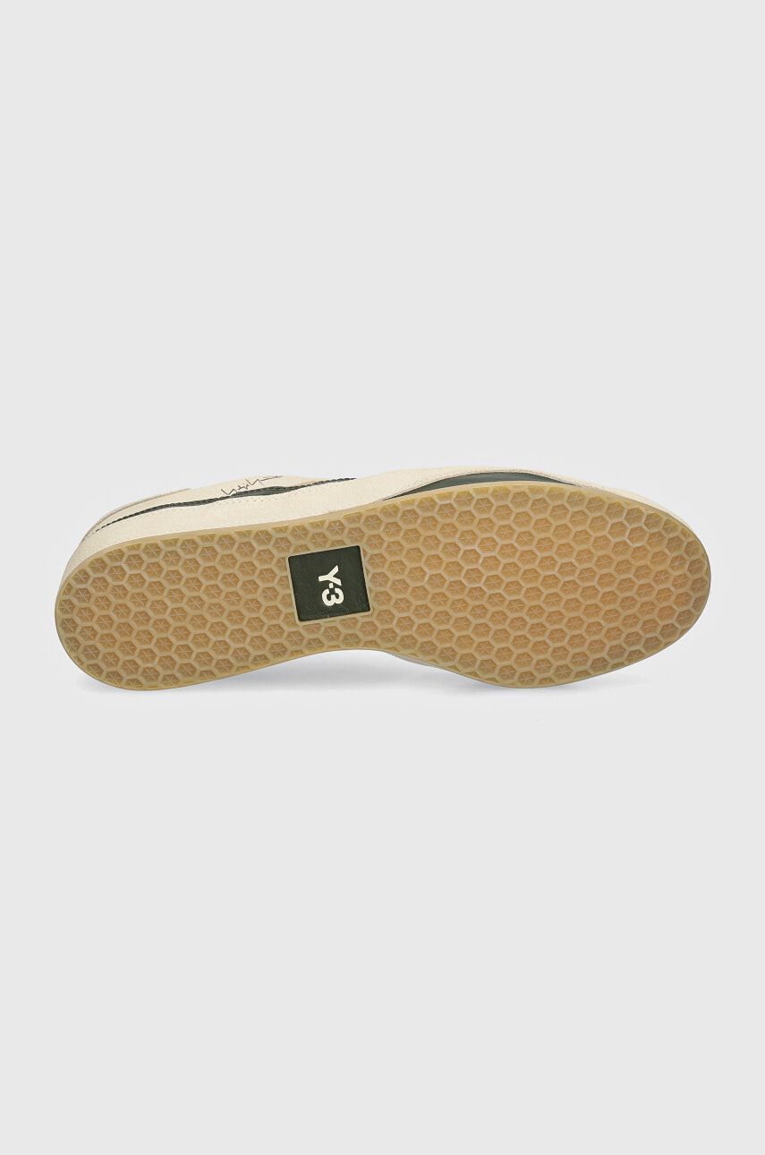 Y-3 × Yohji Yamamoto o1s22i1n0125 Gazelle Low-Top Sneakers in Beige Size US 7 / EU 40 - 4 Thumbnail