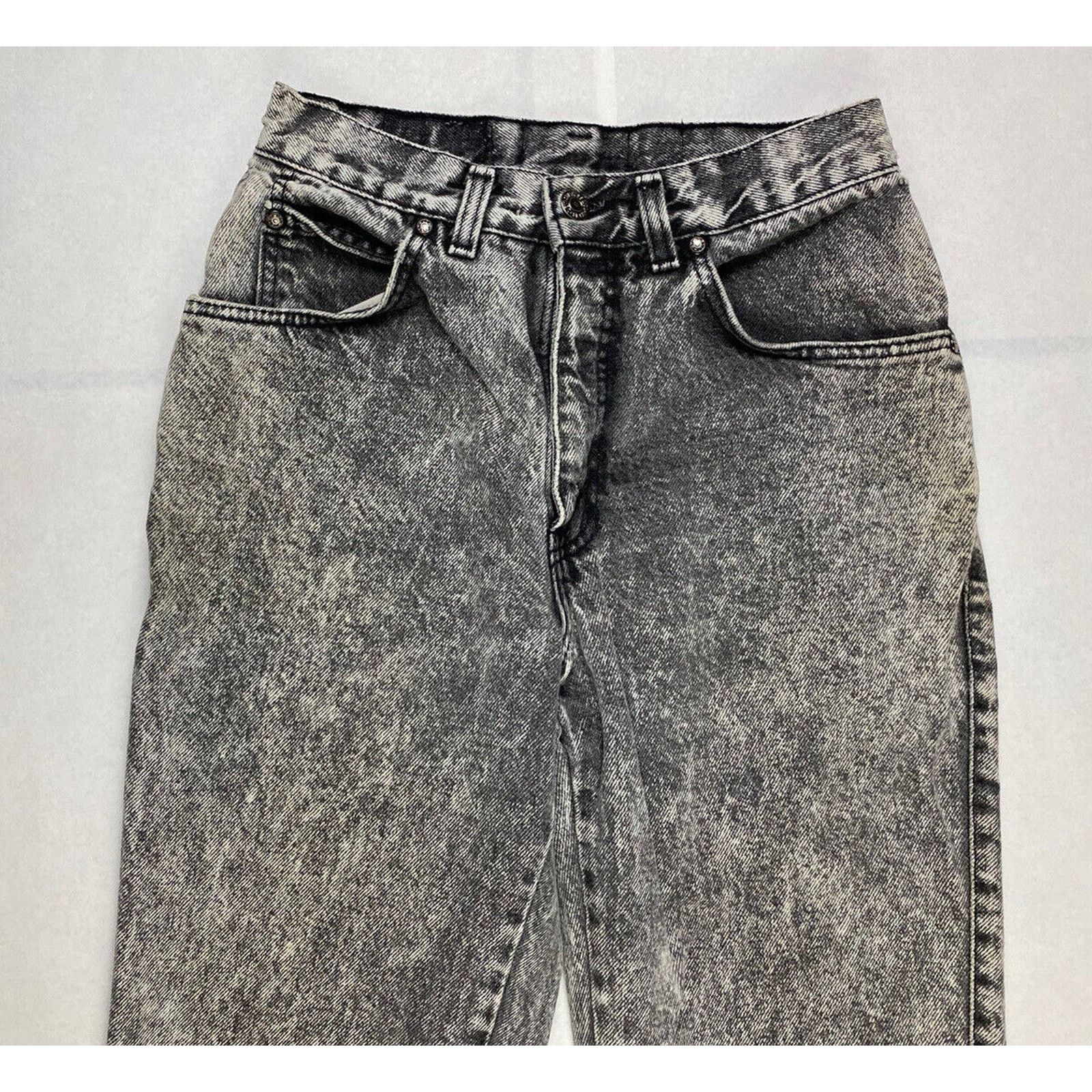 Levi's VTG 80s 90s Levi's 900 Series Acid Washed Jeans Denim Gray Size 24" / US 00 / IT 34 - 2 Thumbnail