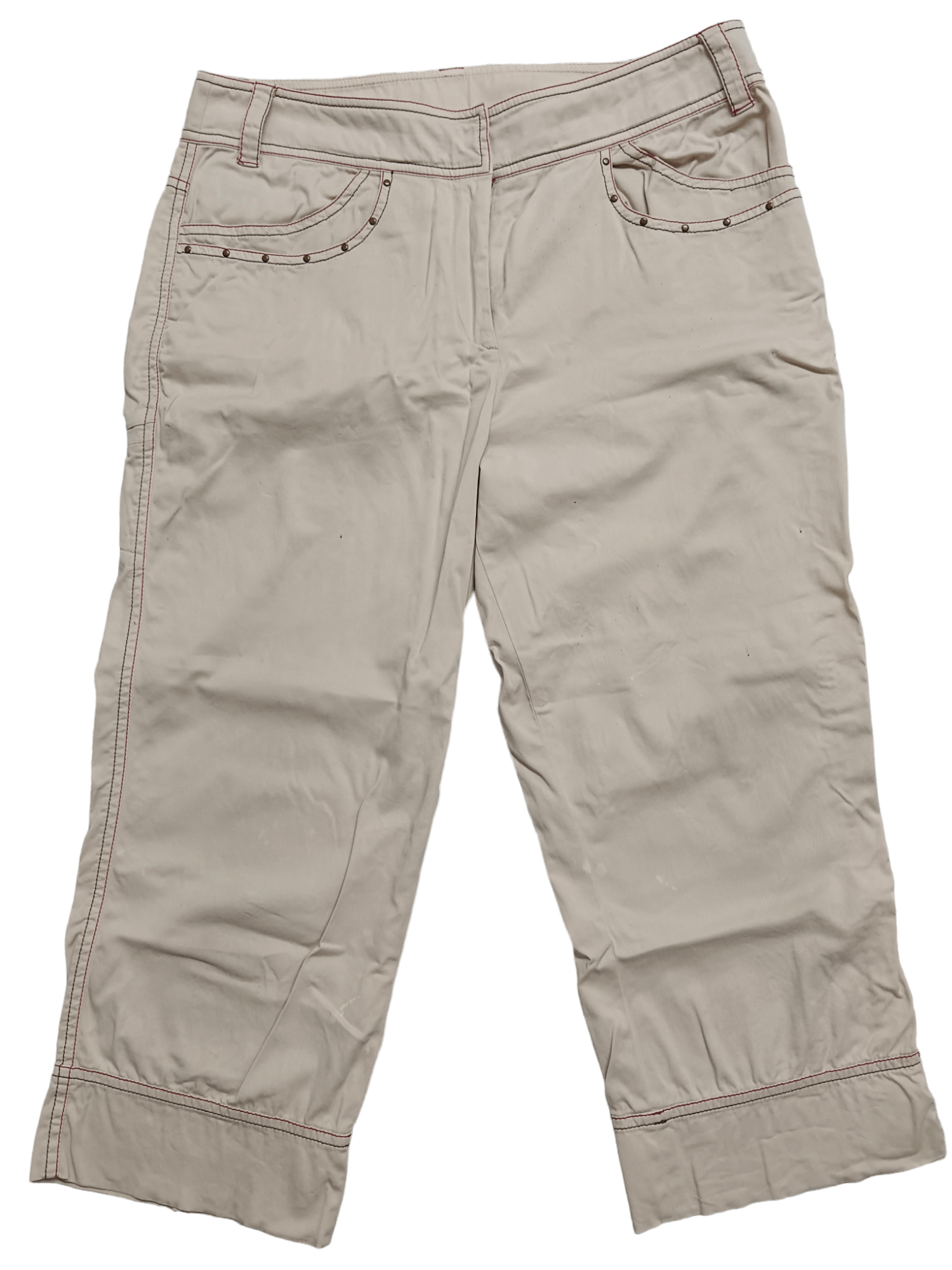image of Lanvin Ladies 3 Quarter Sport Pants in Cream, Women's (Size 29)