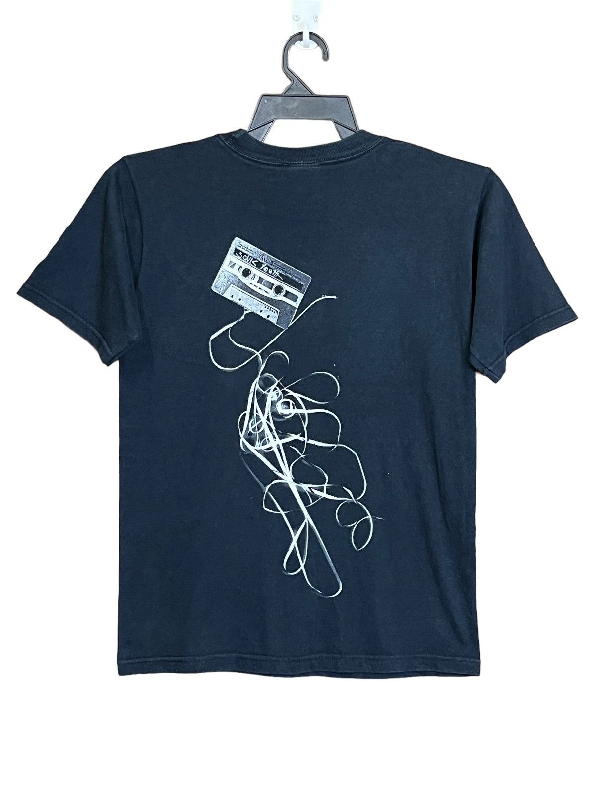 Band Tees VINTAGE Y2K SONIC YOUTH CASSETTE KID/WOMEN TEE SHIRT Size XXS / US 00 / IT 34 - 2 Thumbnail